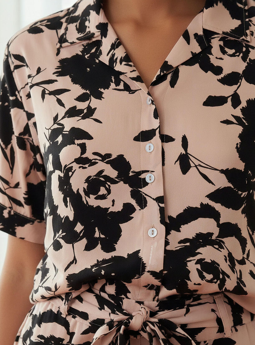 Aadaraya Pyjama Set Button-Down Shirt & Trousers-women-clothing-nightwear-pyjamas-longsets-image-5