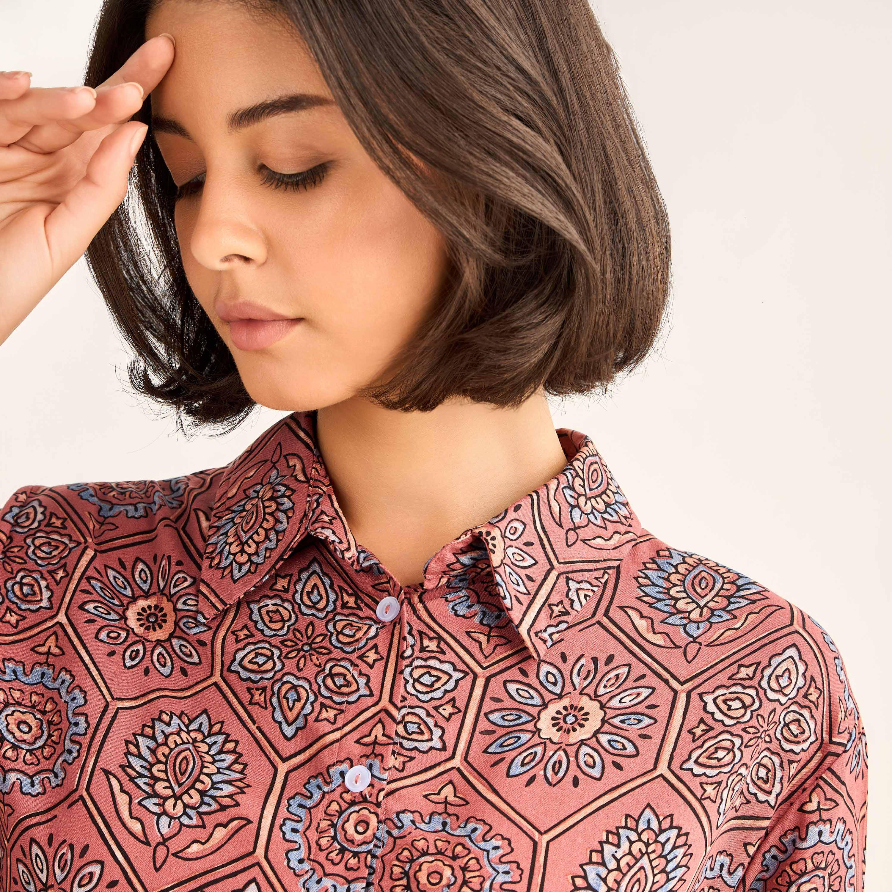 Aadaraya Pyjama Set Button-Down Shirt & Trousers-women-clothing-nightwear-pyjamas-longsets-image-5