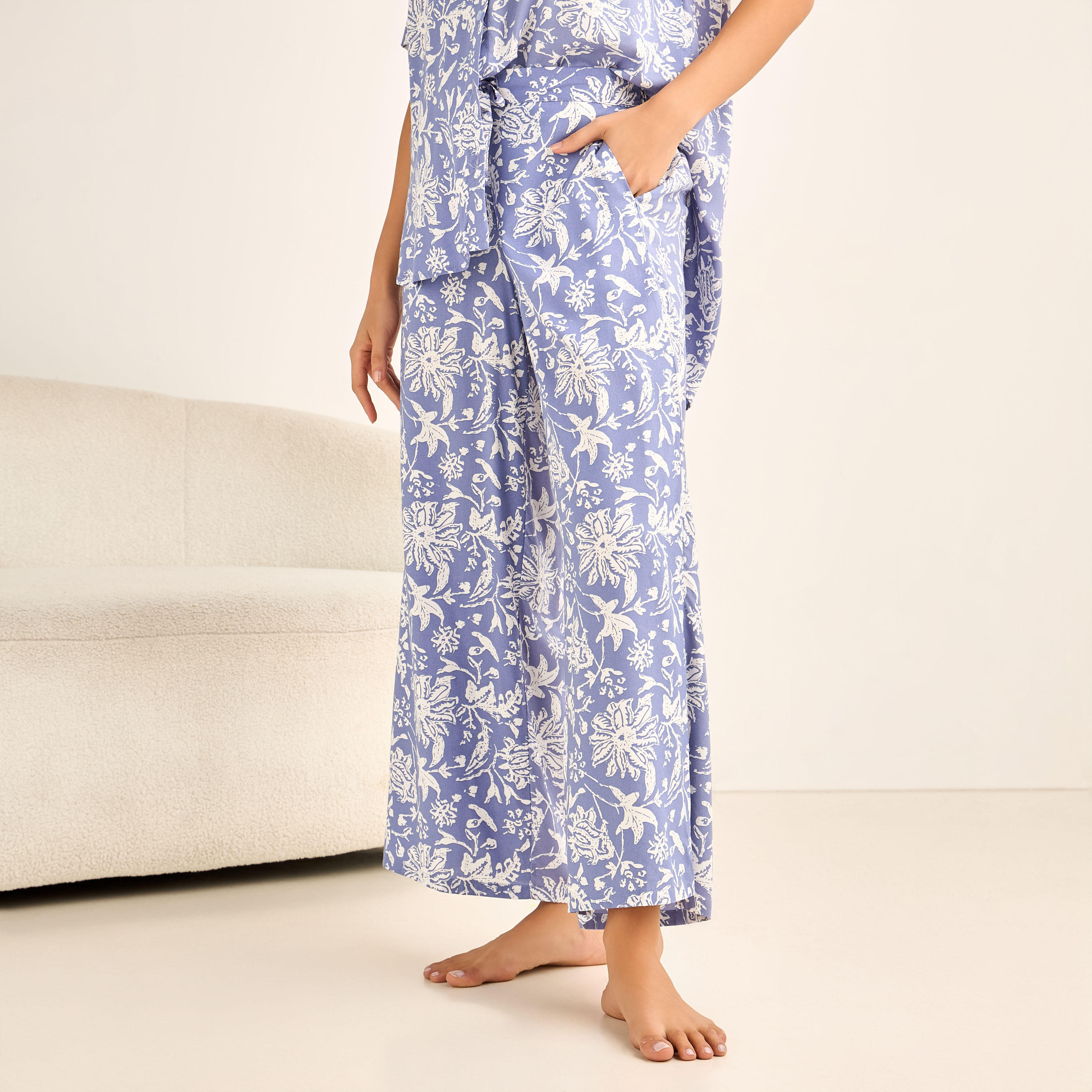 Aadaraya Pyjama Set Button-Down Shirt & Trousers-women-clothing-nightwear-pyjamas-longsets-image-4