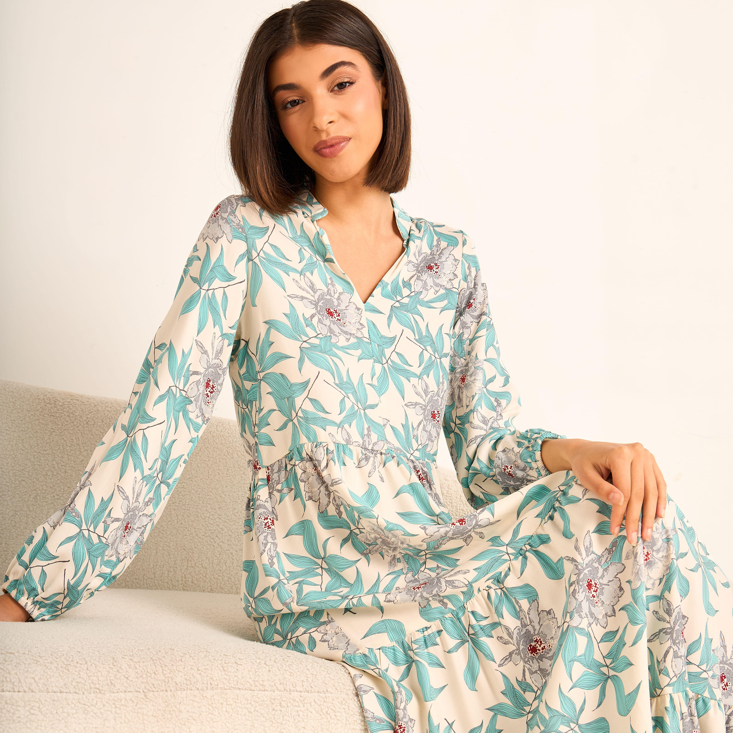 قميص نوم بأكمام طويلة وطبعات زهرية من آداريا-PROMO_SP_SA_BUNDLE_2FOR159_180925-image-5