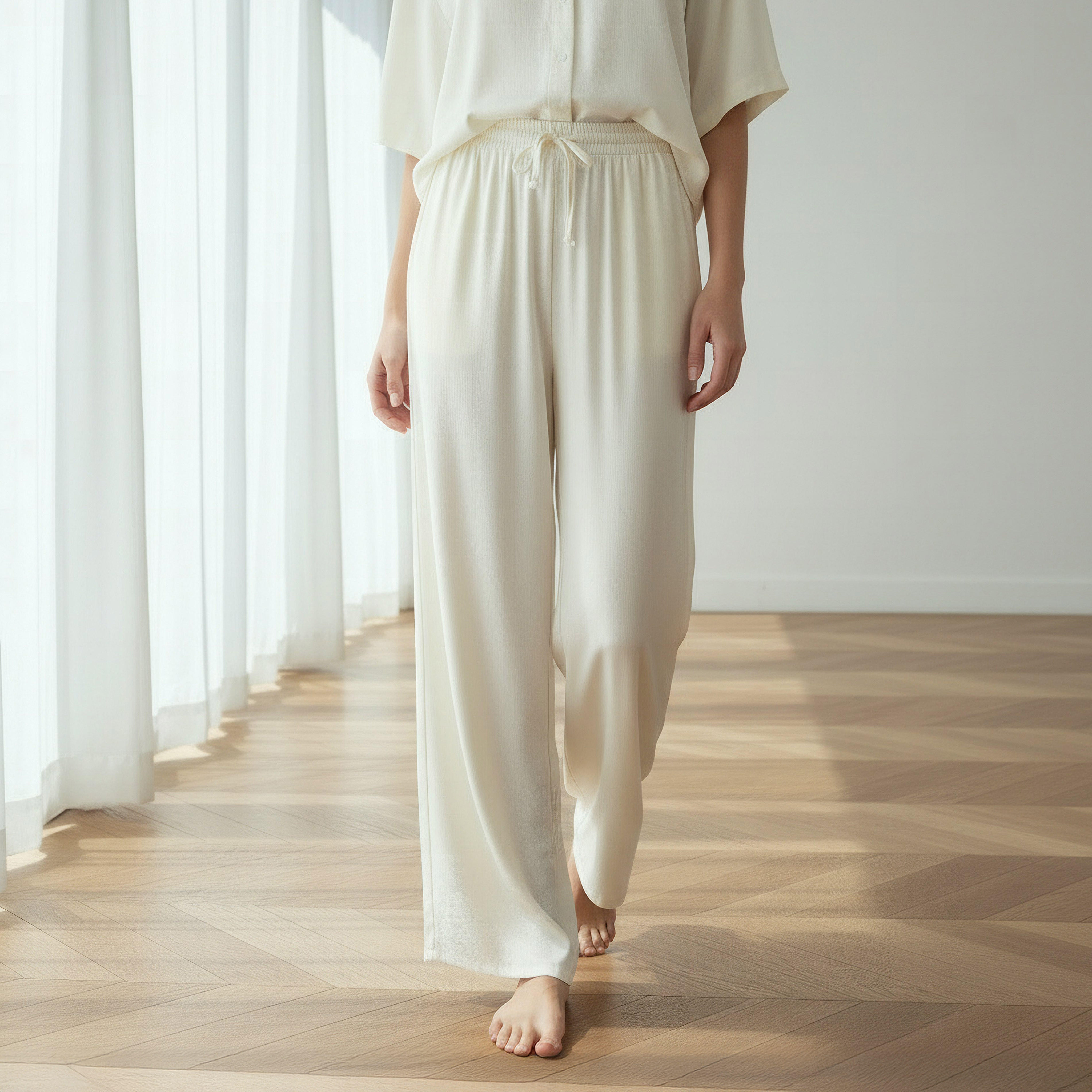 Aadaraya Pyjama Set Button-Down Shirt & Trousers-women-clothing-nightwear-pyjamas-longsets-image-5