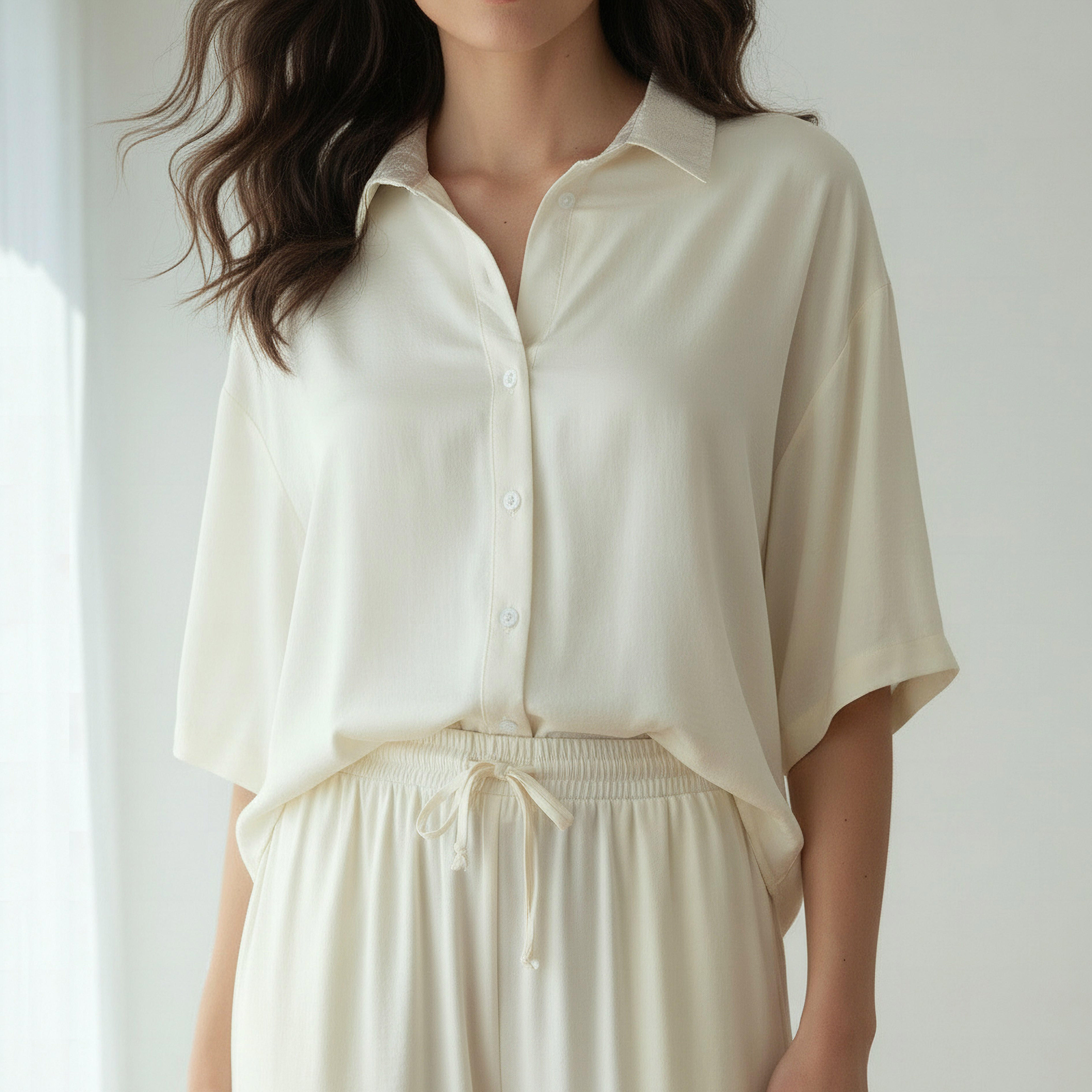 Aadaraya Pyjama Set Button-Down Shirt & Trousers-women-clothing-nightwear-pyjamas-longsets-image-6