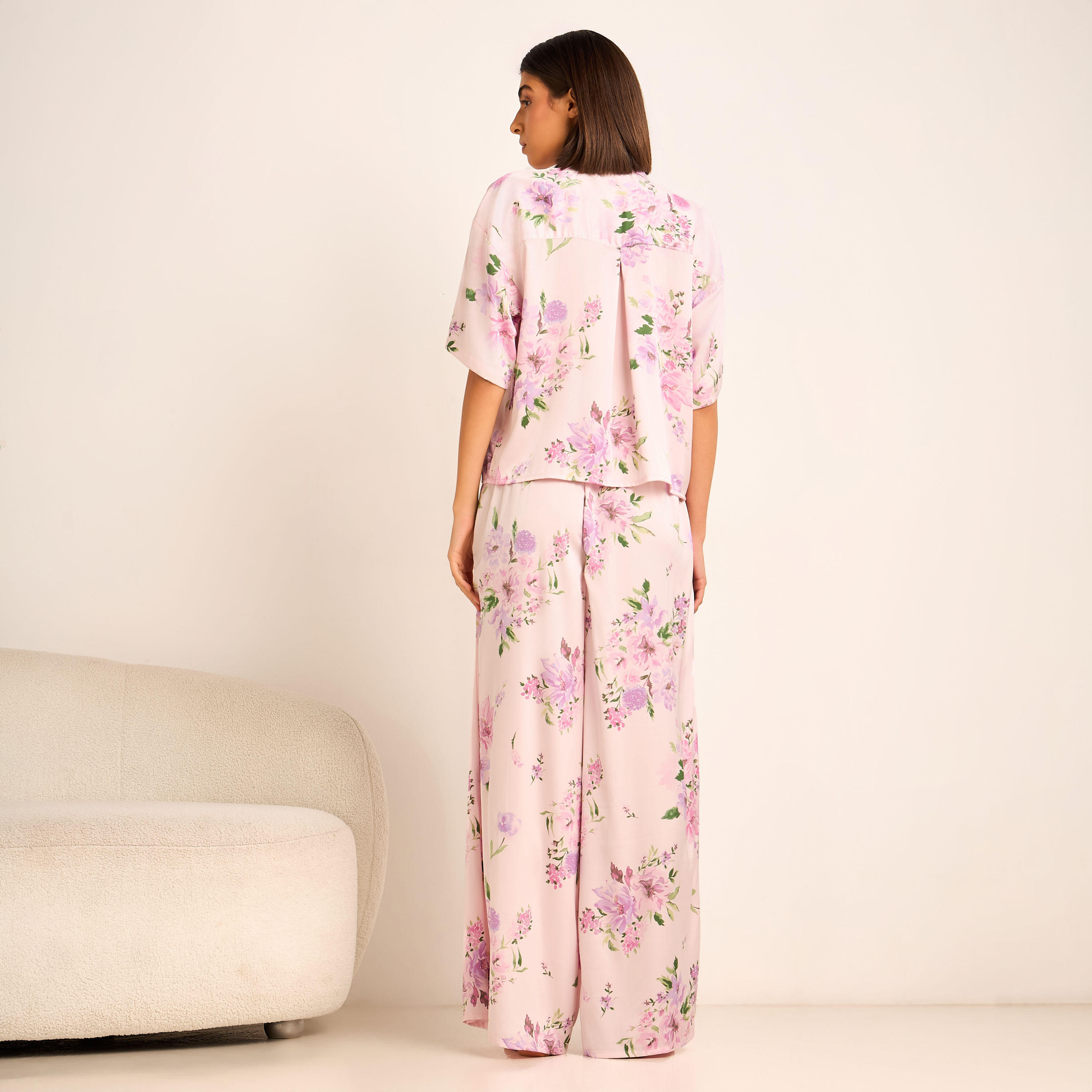 Aadaraya Pyjama Set Button-Down Shirt & Trousers-women-clothing-nightwear-pyjamas-longsets-image-3