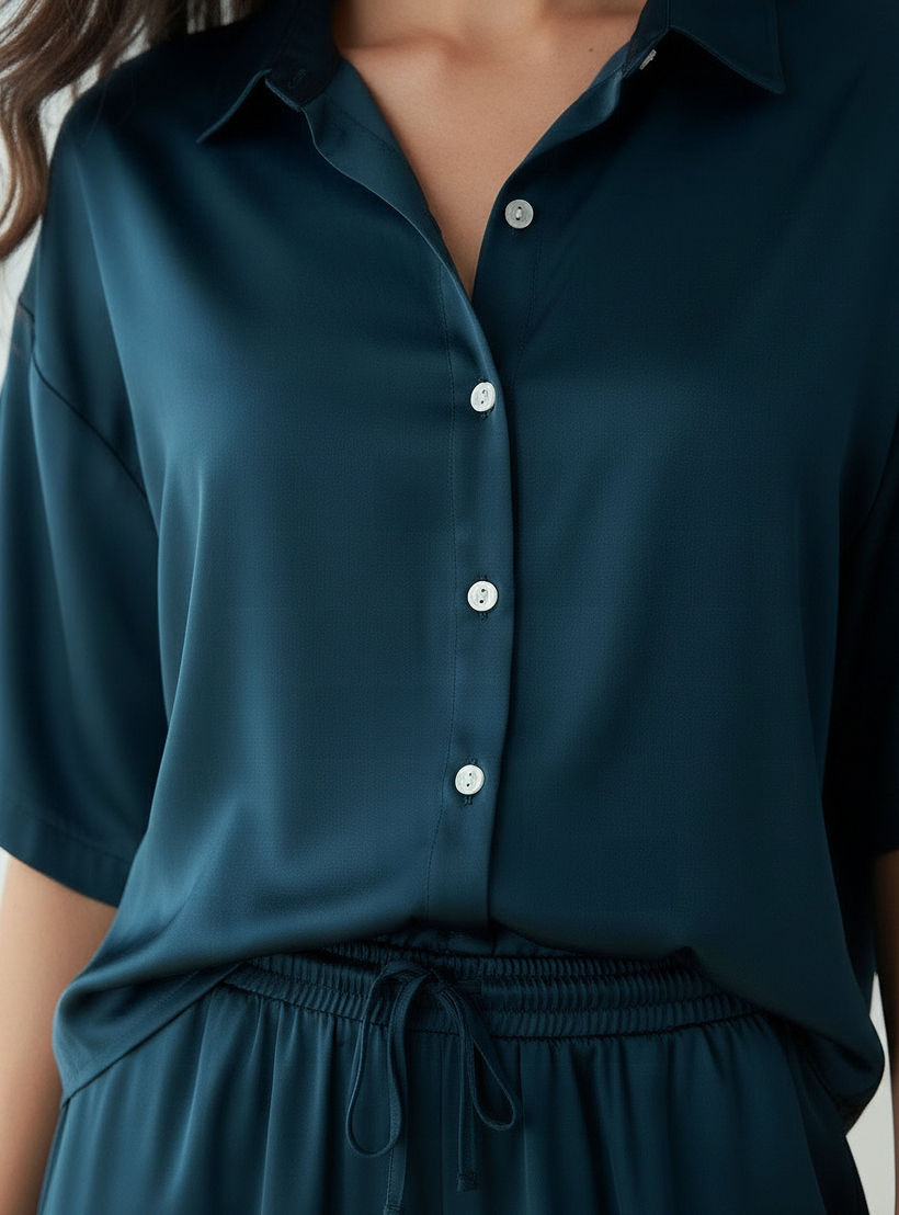 Aadaraya Pyjama Set Button-Down Shirt & Trousers-women-clothing-nightwear-pyjamas-longsets-image-5