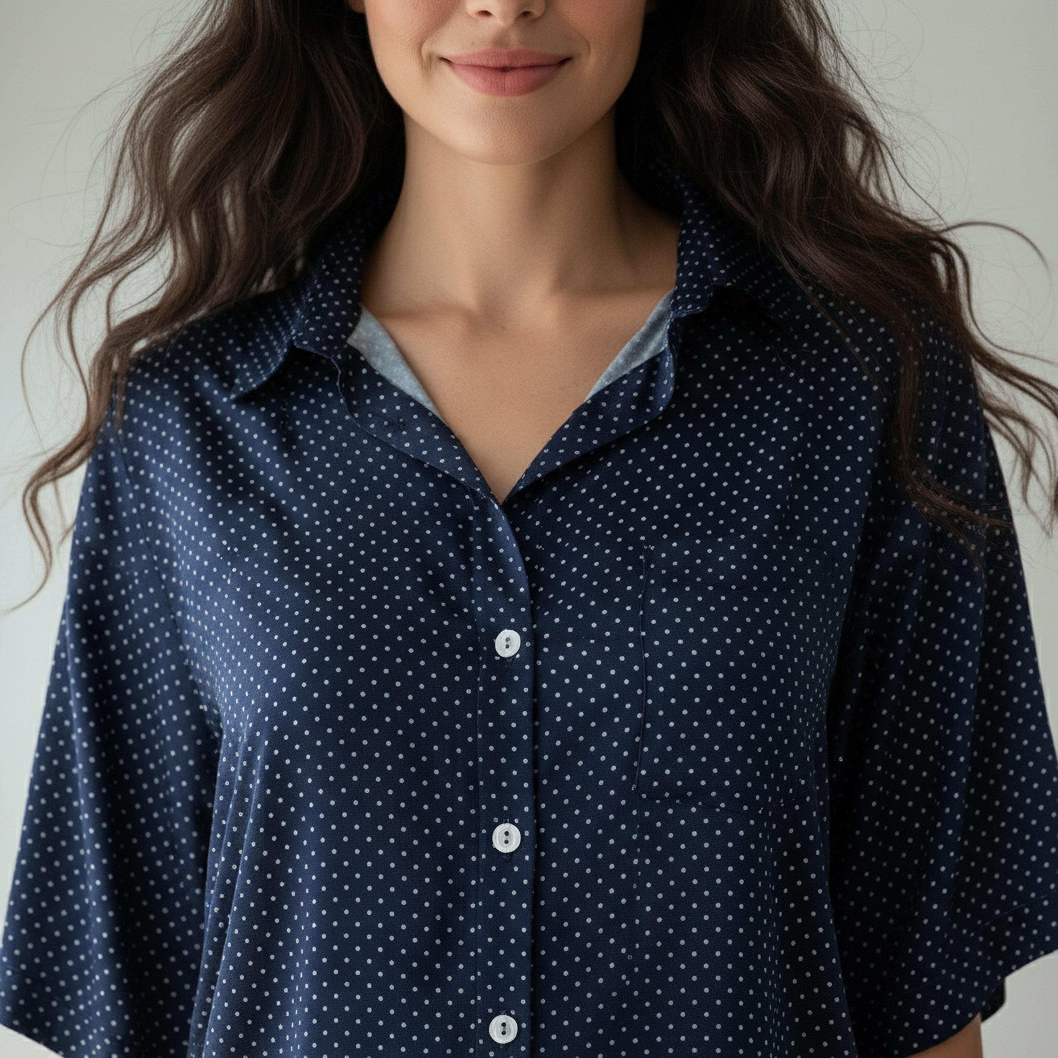 Aadaraya Pyjama Set Button-Down Shirt & Trousers-women-clothing-nightwear-pyjamas-longsets-image-5