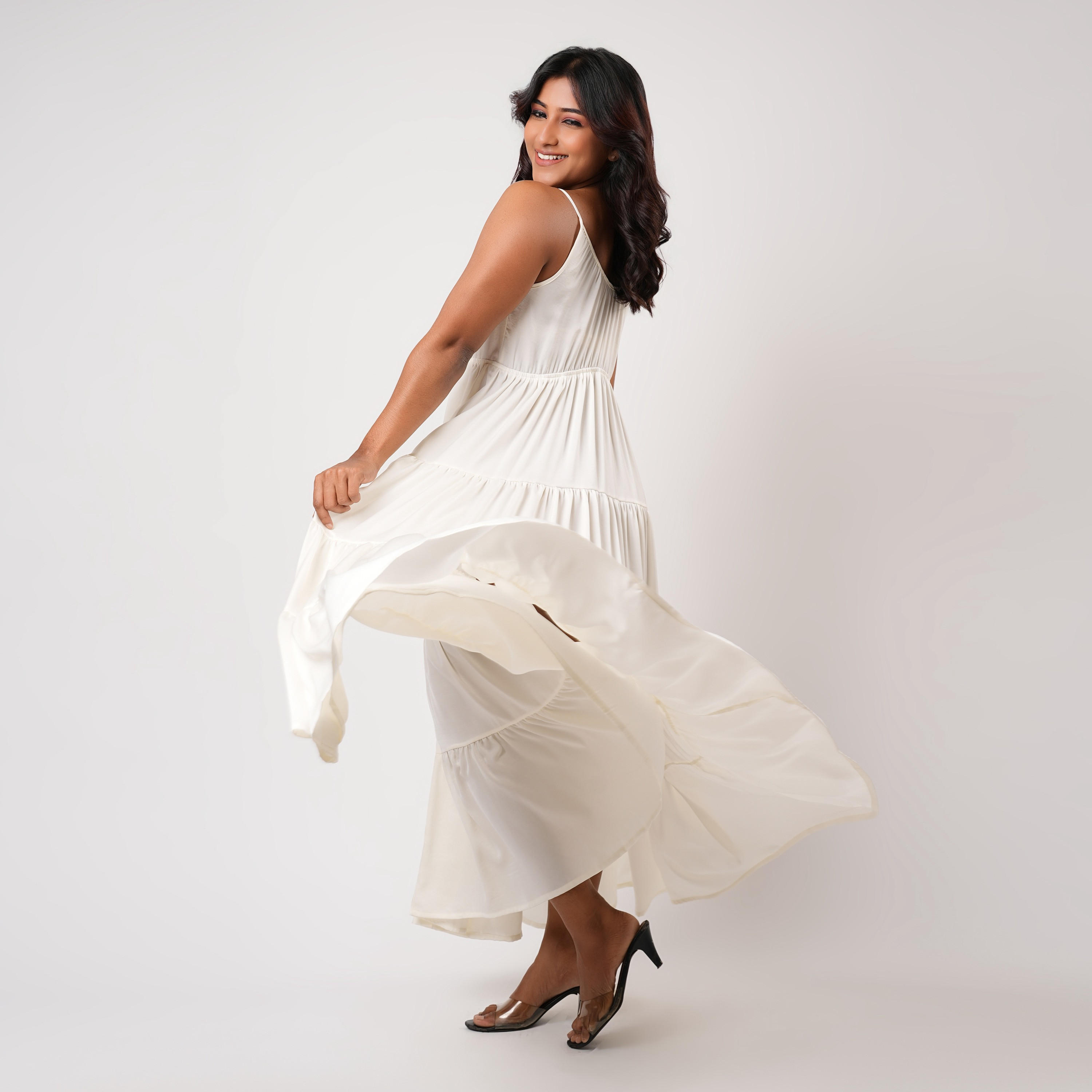 Aadaraya Sleeveless Tiered Maxi Night Gown-women-clothing-nightwear-nighties-image-2