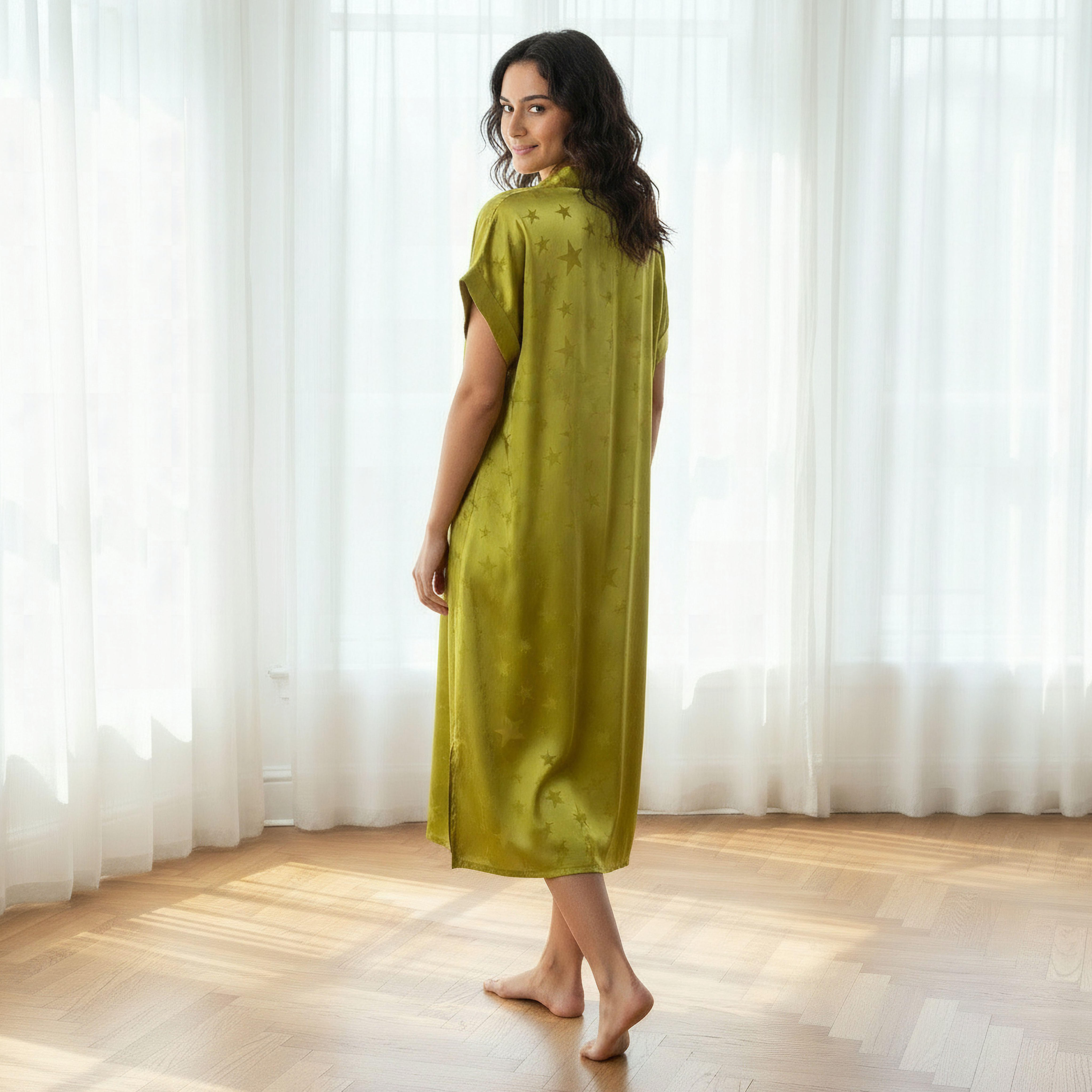 فستان نوم بأكمام قصيرة وطبعات من أدارايا-women-clothing-nightwear-nighties-image-3
