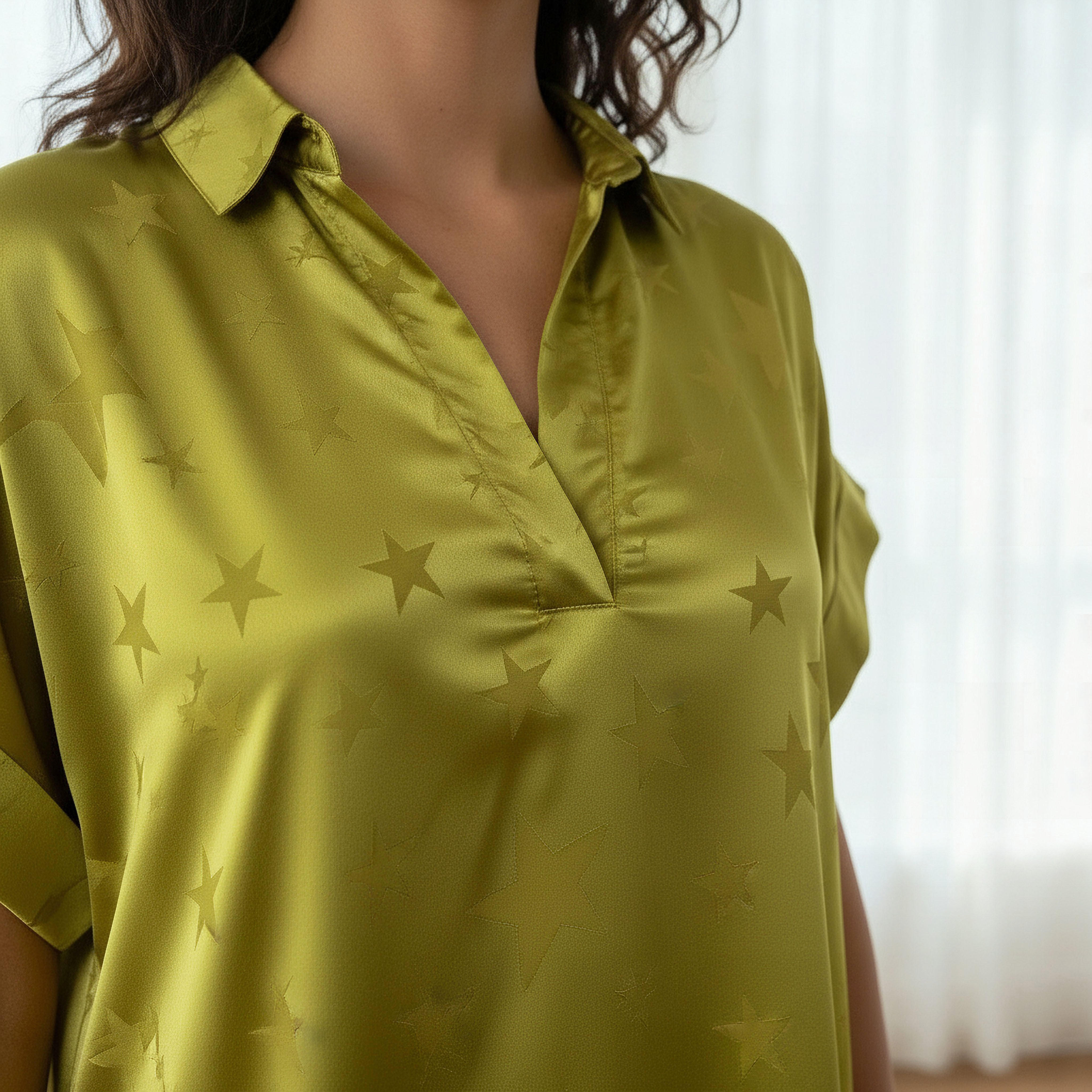فستان نوم بأكمام قصيرة وطبعات من أدارايا-women-clothing-nightwear-nighties-image-4