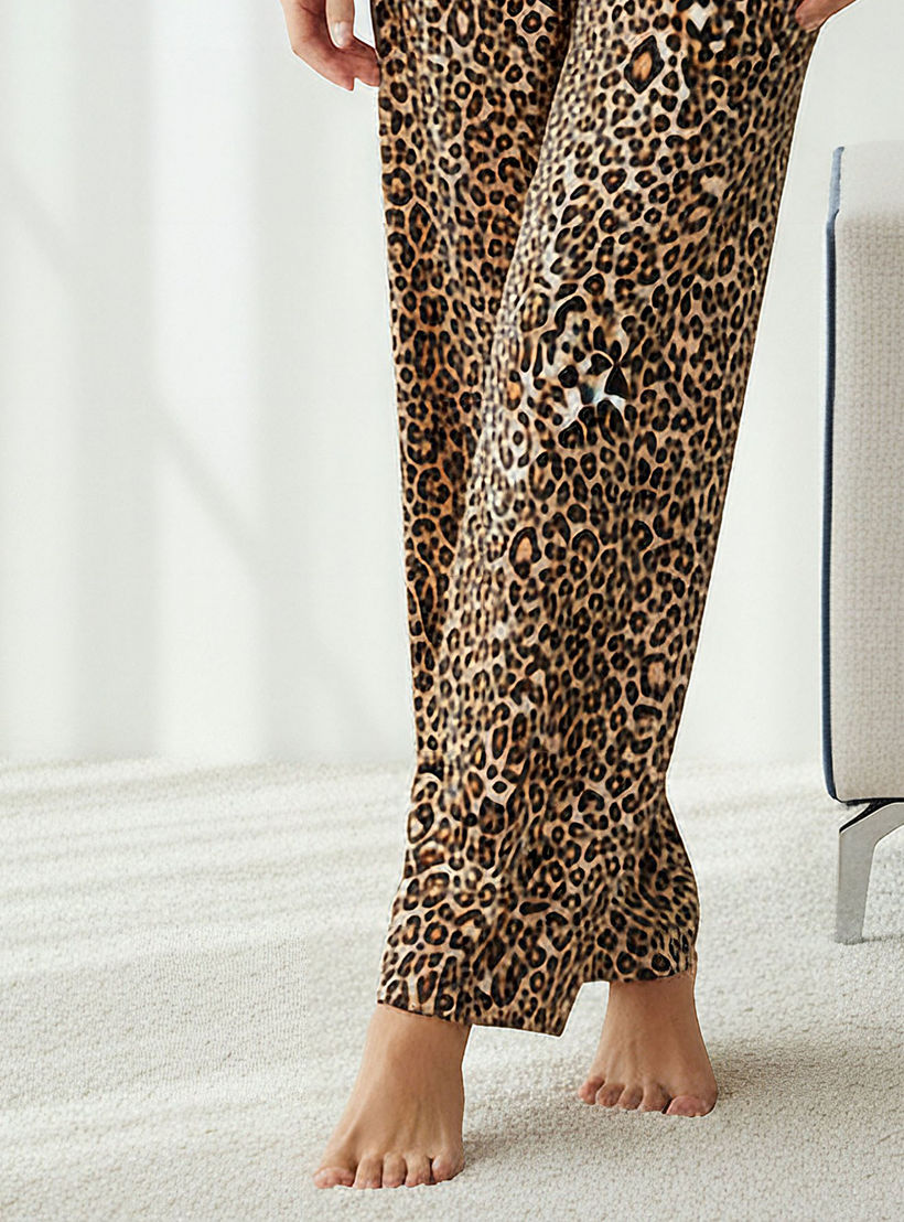 طقم بيجاما بلوزة وبنطلون واسع الساقين-women-clothing-nightwear-pyjamas-longsets-image-7
