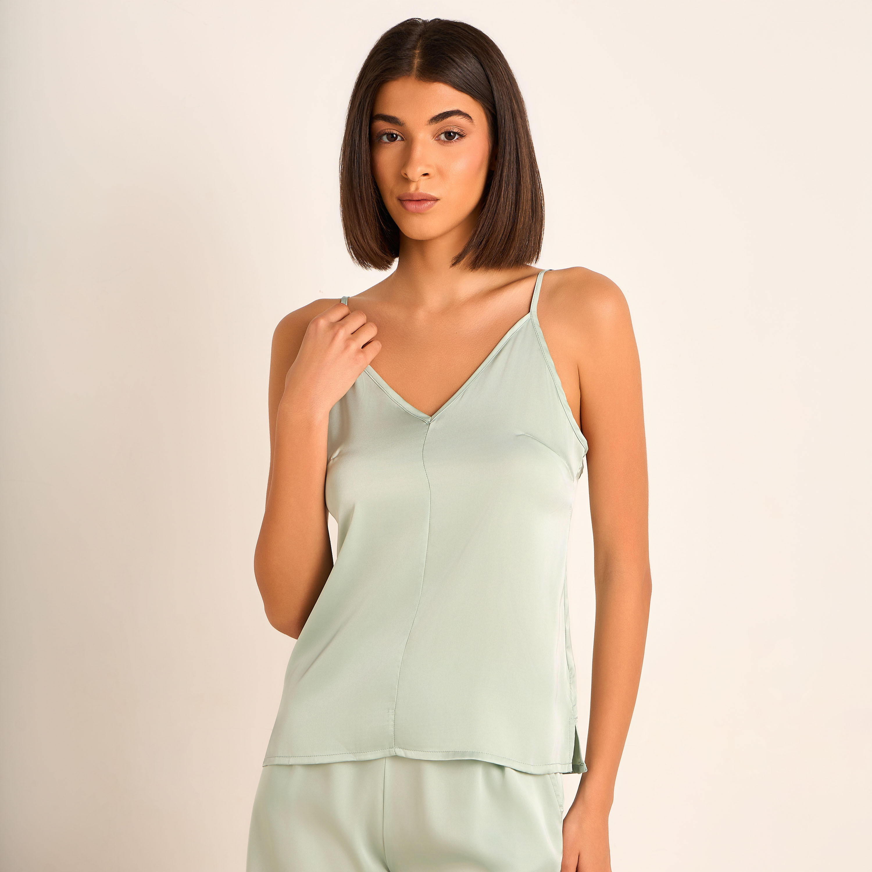 Aadaraya Pyjama Set Sleeveless Top & Shorts-women-clothing-nightwear-pyjamas-shortsets-image-2