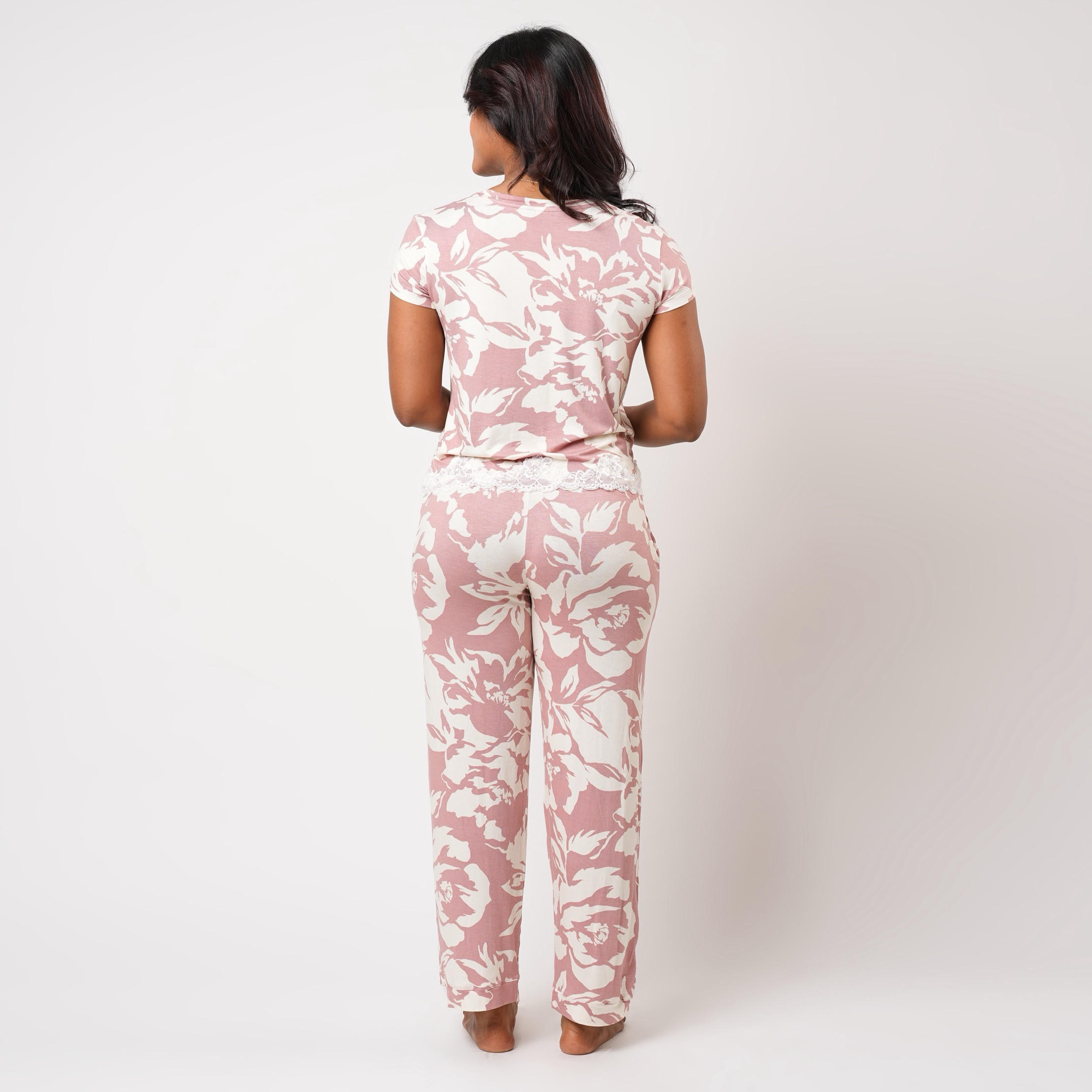 Aadaraya Pyjama Set T-shirt & Trousers-women-clothing-nightwear-pyjamas-longsets-image-3