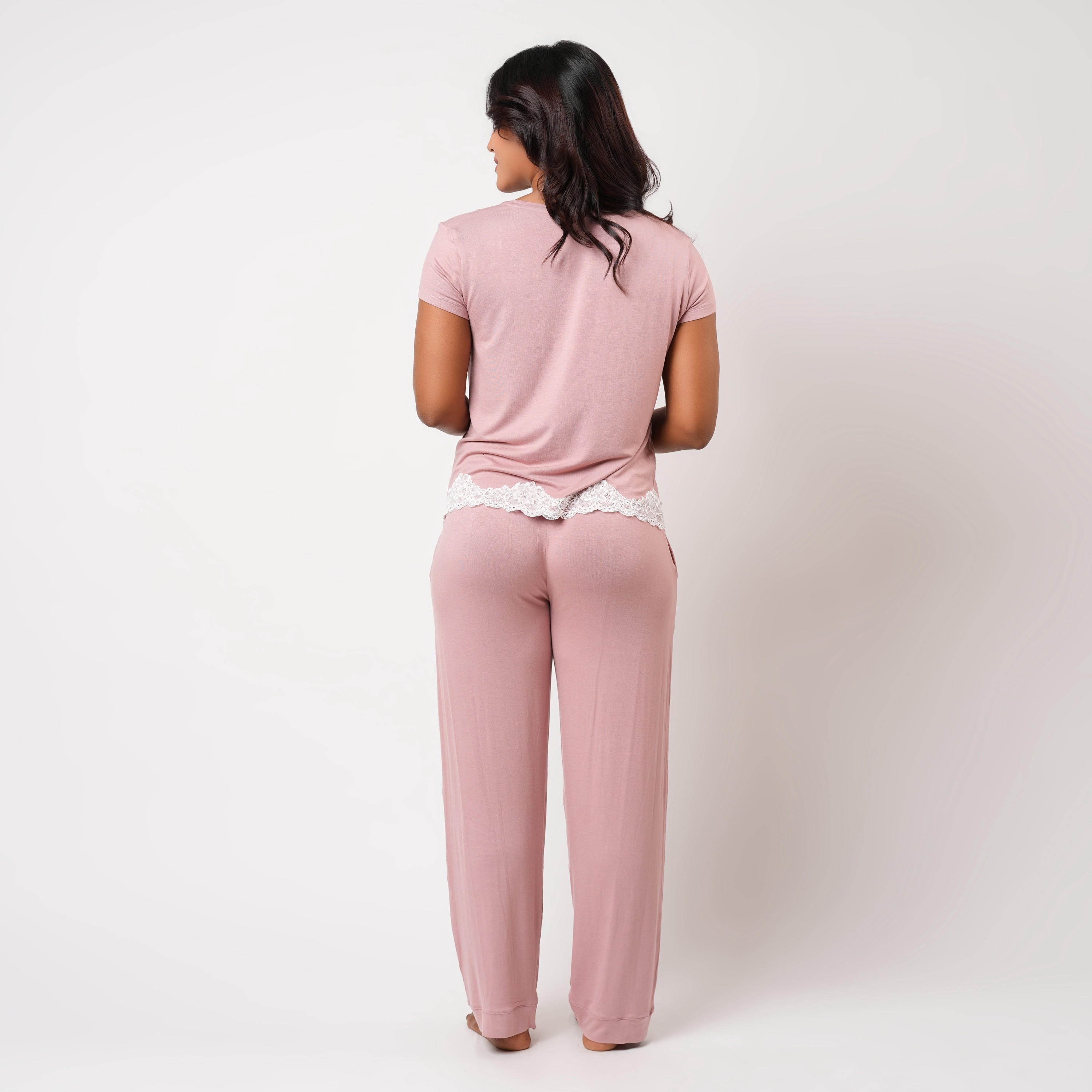 Aadaraya Pyjama Set T-shirt & Trousers-women-clothing-nightwear-pyjamas-longsets-image-3