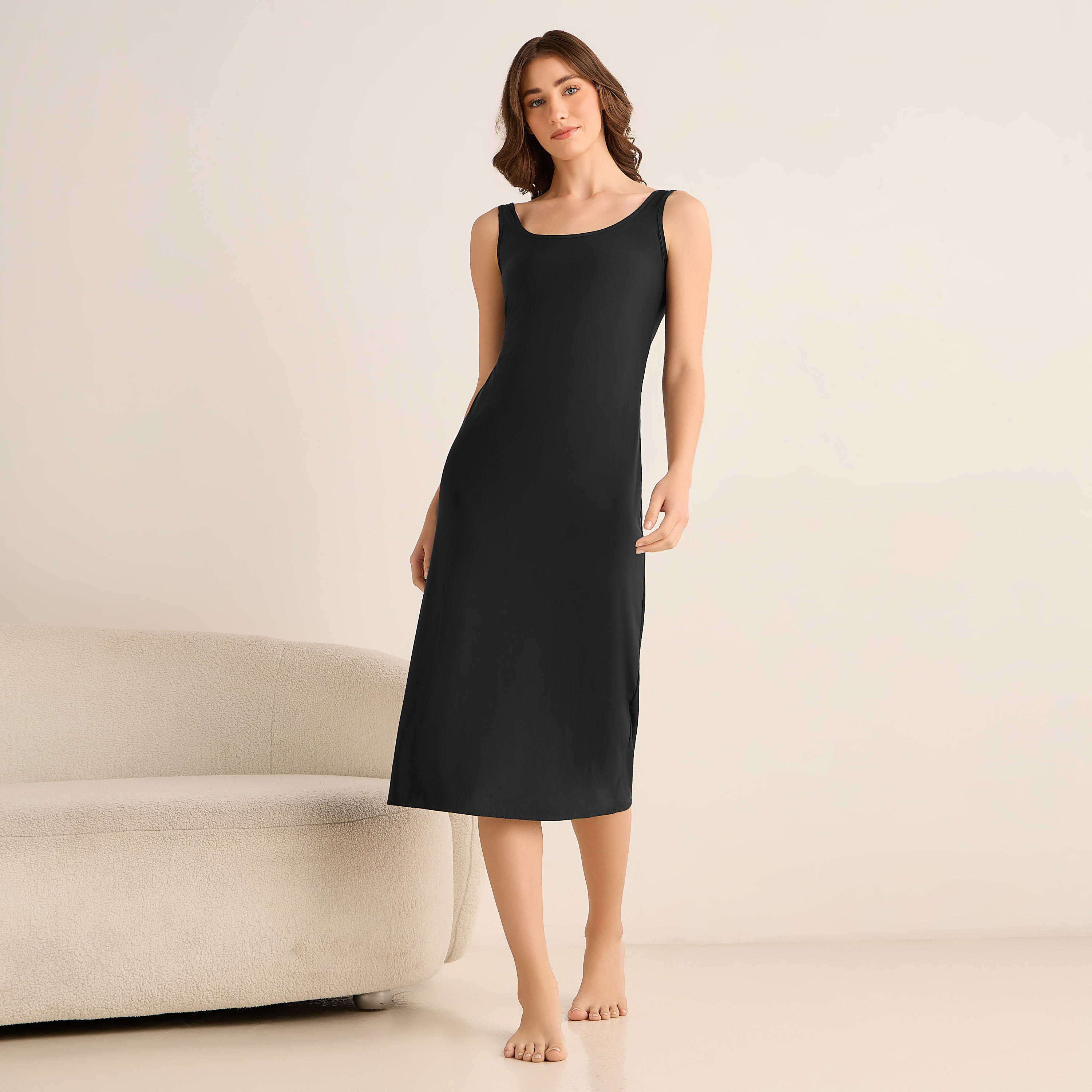 Set of 2 - Slip Dress Sleeveless-women-clothing-nightwear-nighties-image-3