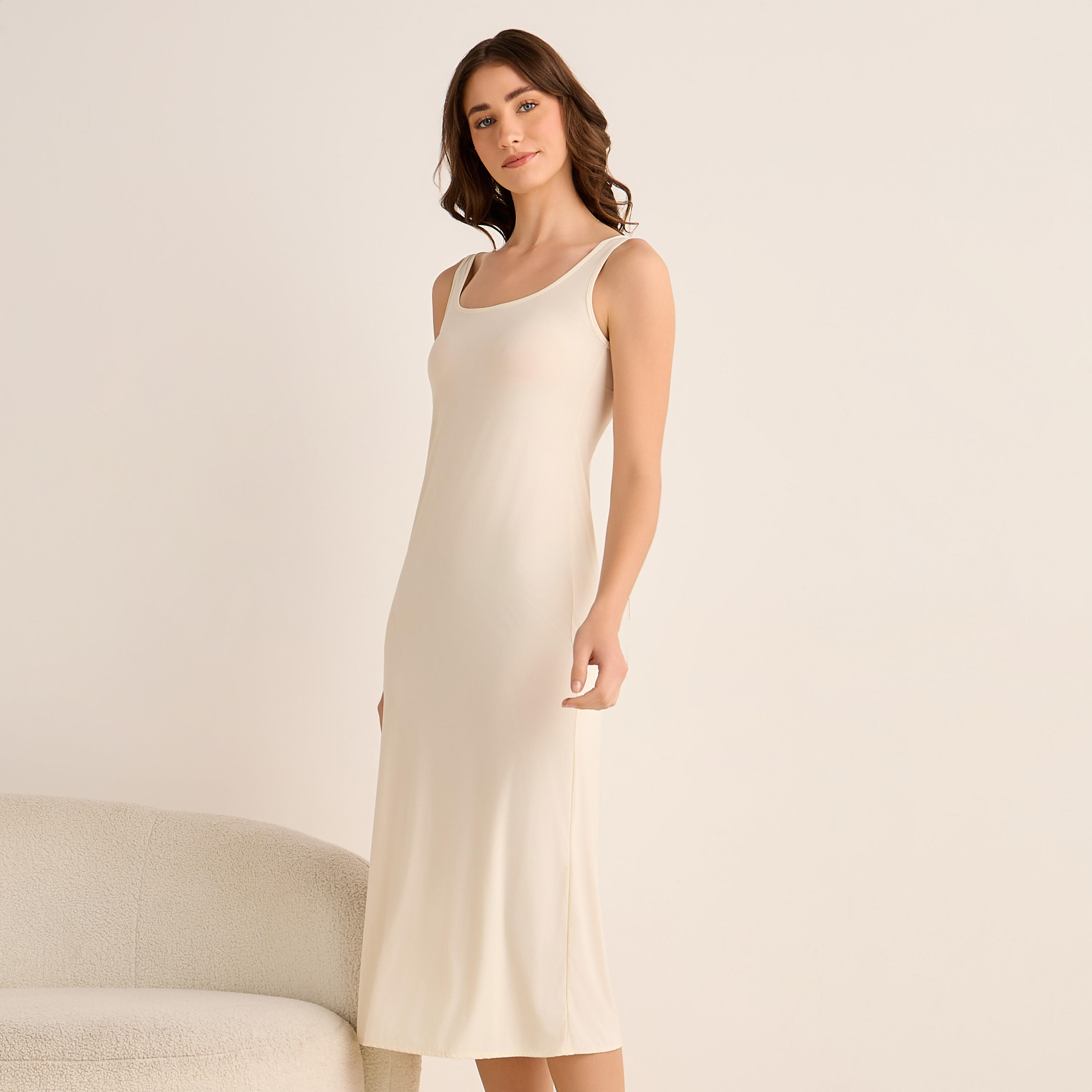 Set of 2 - Slip Dress Sleeveless-women-clothing-nightwear-nighties-image-2