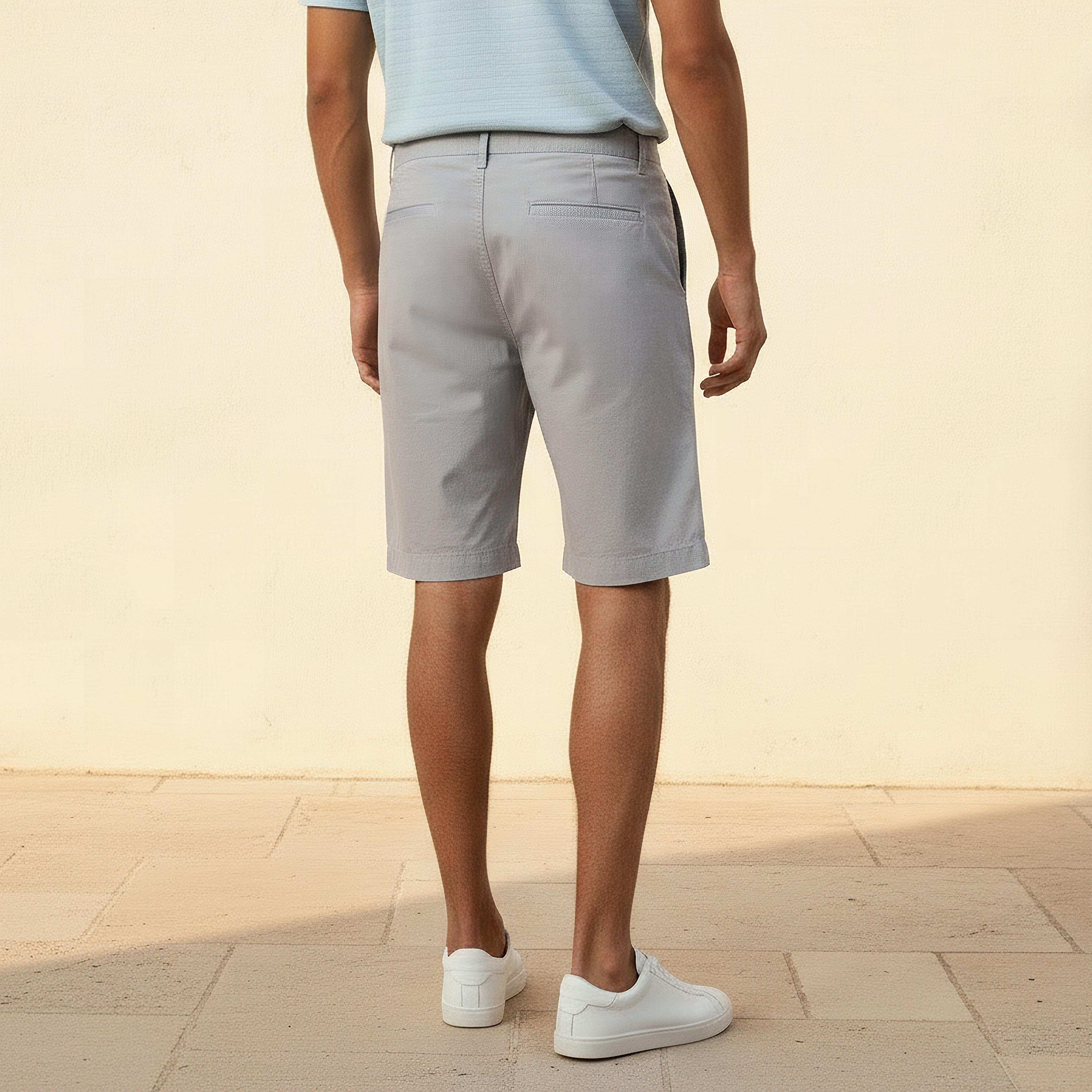 Men Slim Fit Shorts with Cotton Fabric-men-clothing-bottoms-shorts-image-4