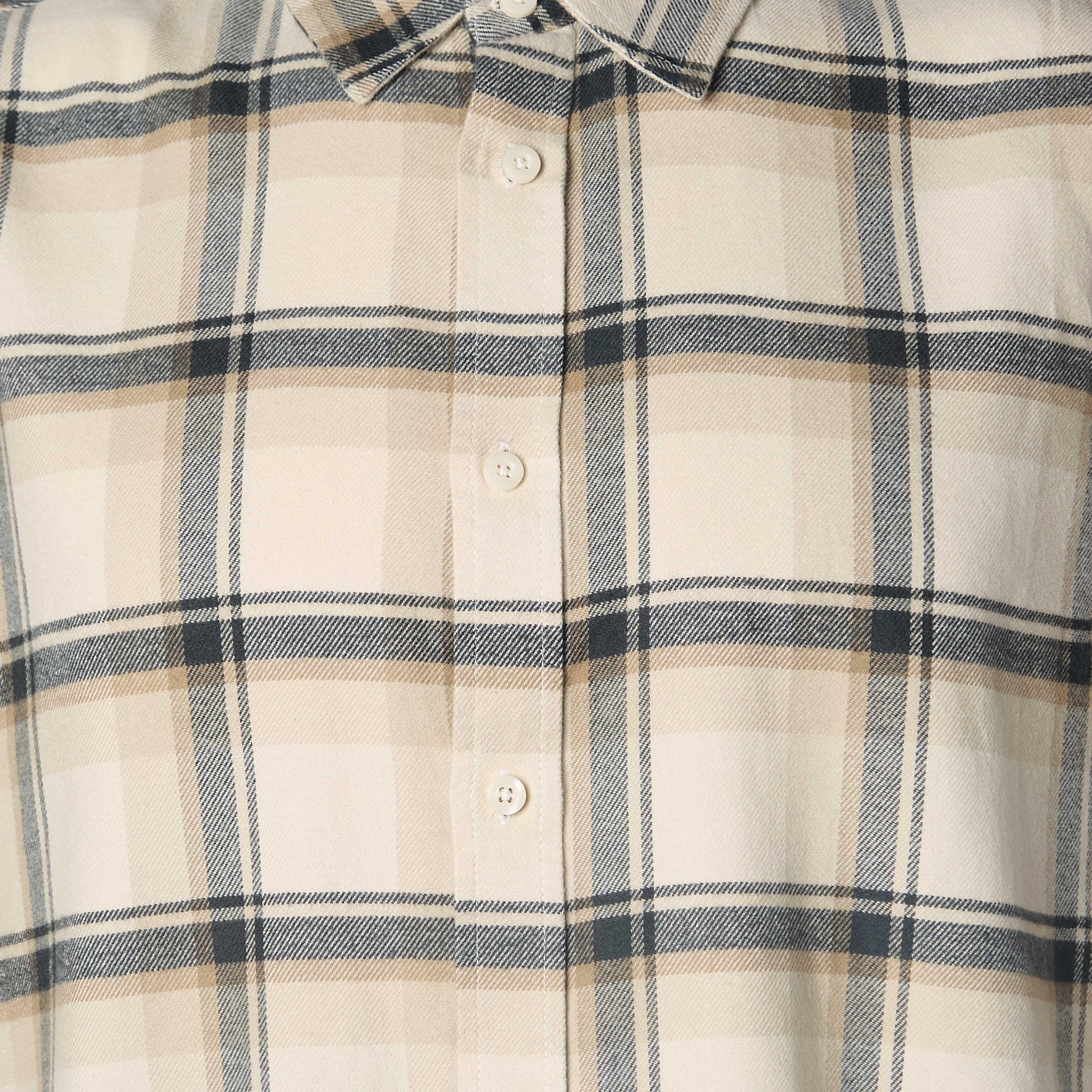قميص مربعات بقصة عادية وياقة وأكمام طويلة للرجال-men-clothing-shirts-image-4