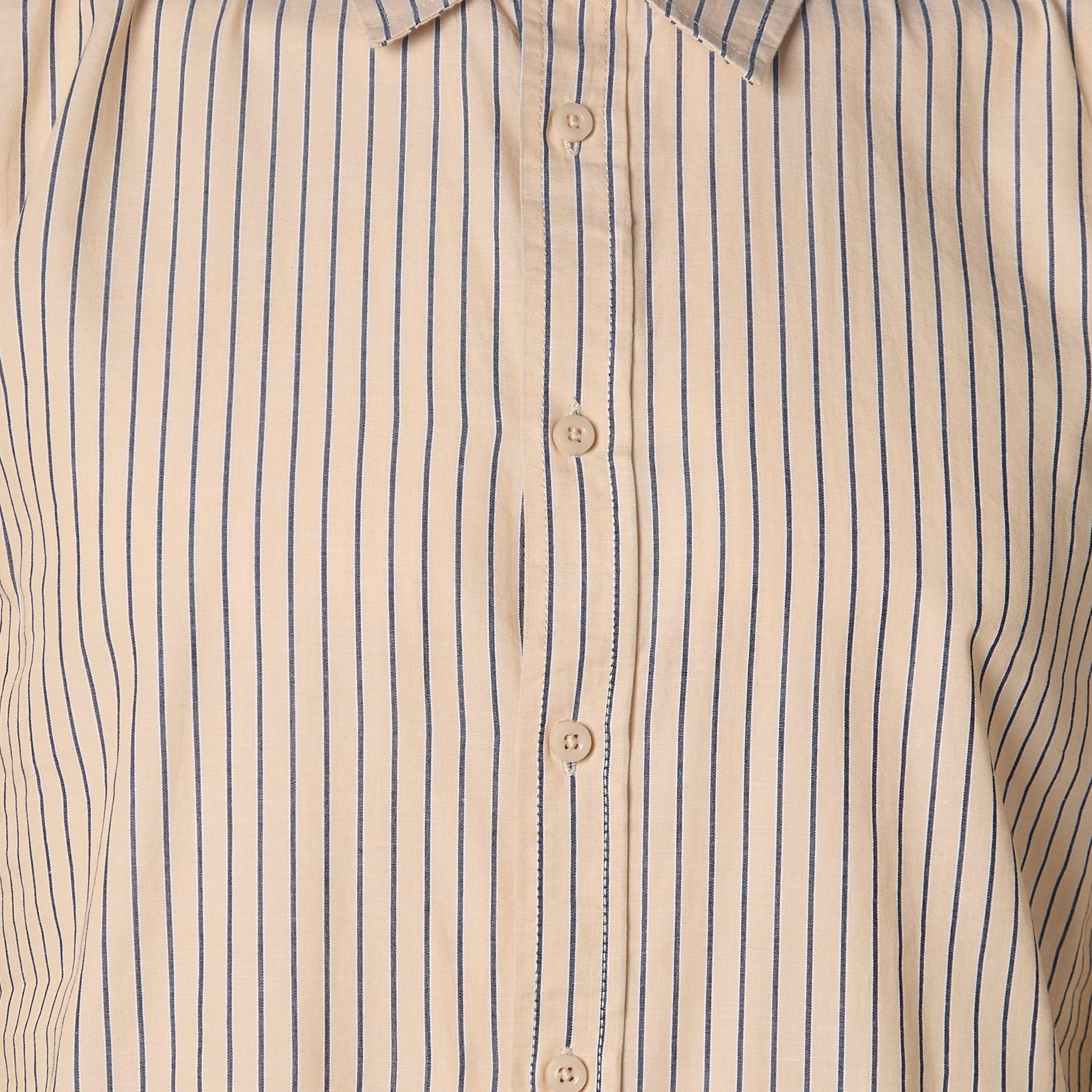 Men Regular Fit Collared Striped Long Sleeve Linen Blend Shirt-men-clothing-shirts-image-2