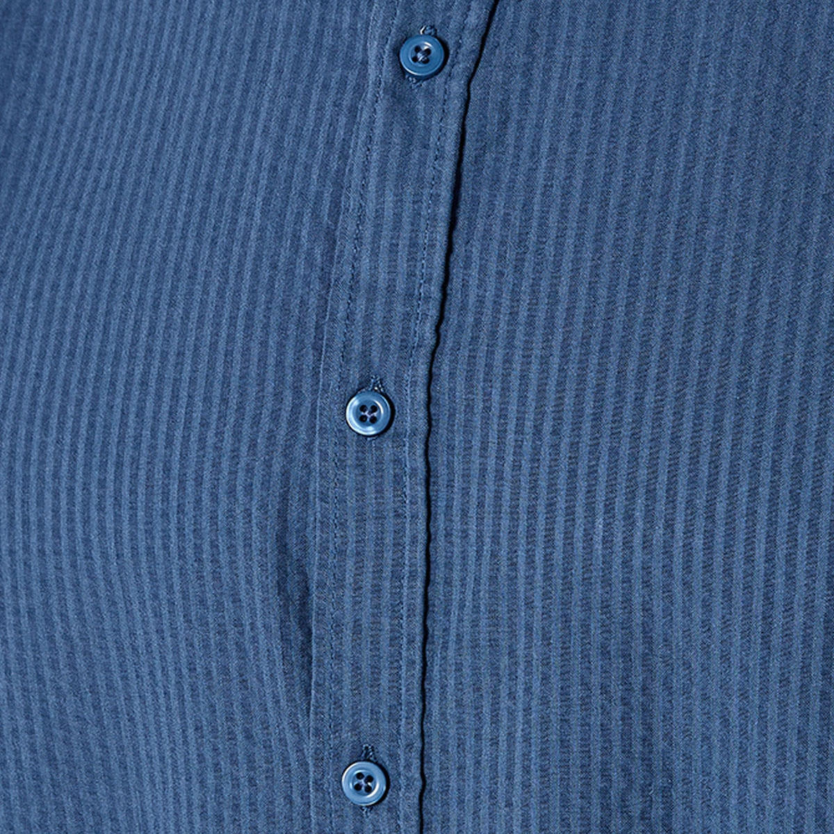 قميص مقلم من مزيج الكتان بقصة عادية وياقة عادية وأكمام طويلة للرجال-men-clothing-shirts-image-2