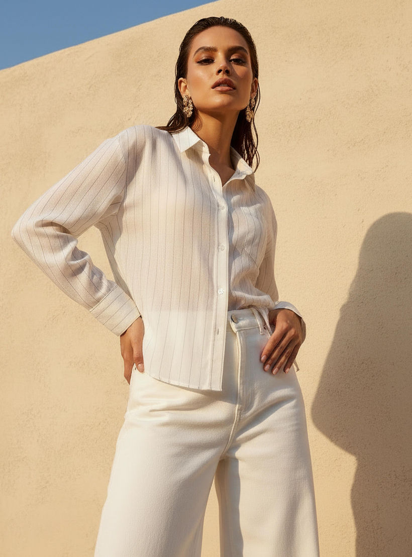قميص طويل مخطّط بطول غير متساوي-women-clothing-shirtsandblouses-shirts-image-7