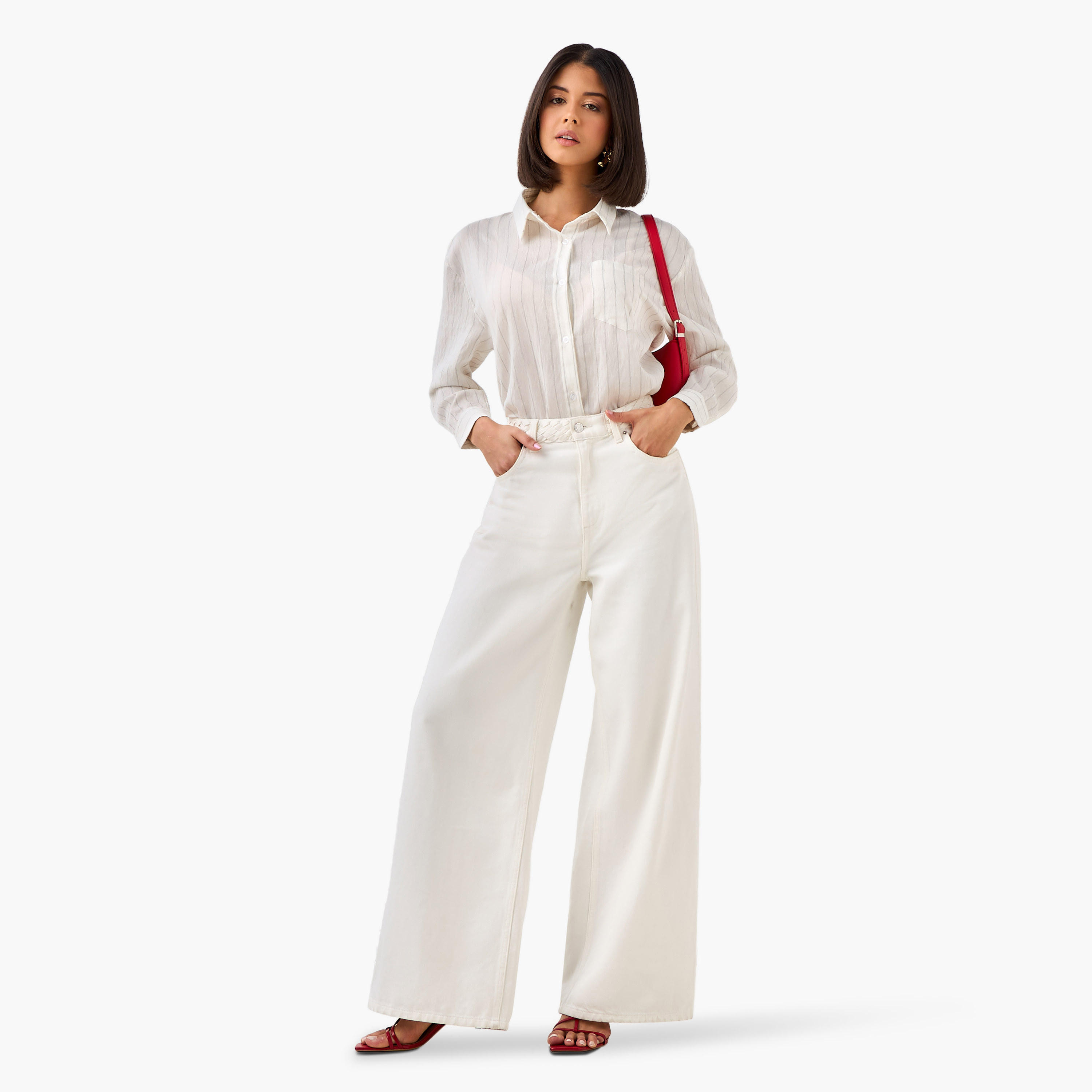 قميص طويل مخطّط بطول غير متساوي-women-clothing-shirtsandblouses-shirts-image-4