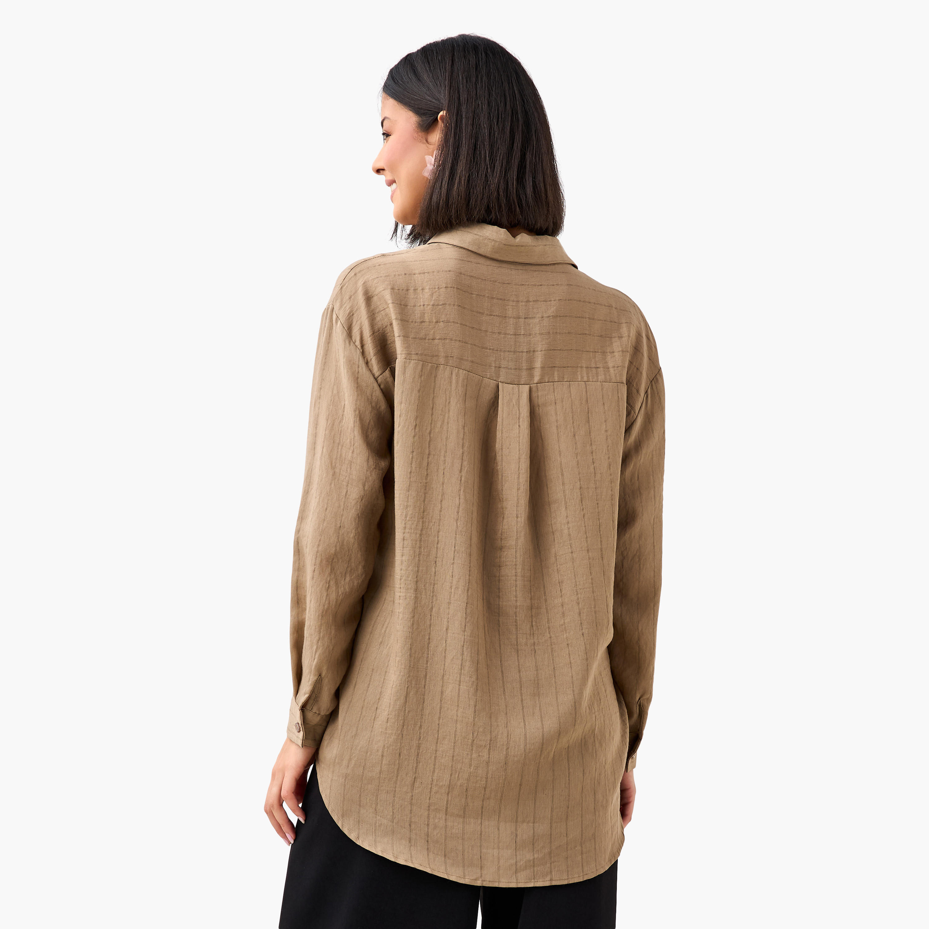قميص طويل مخطّط بطول غير متساوي-women-clothing-shirtsandblouses-shirts-image-3
