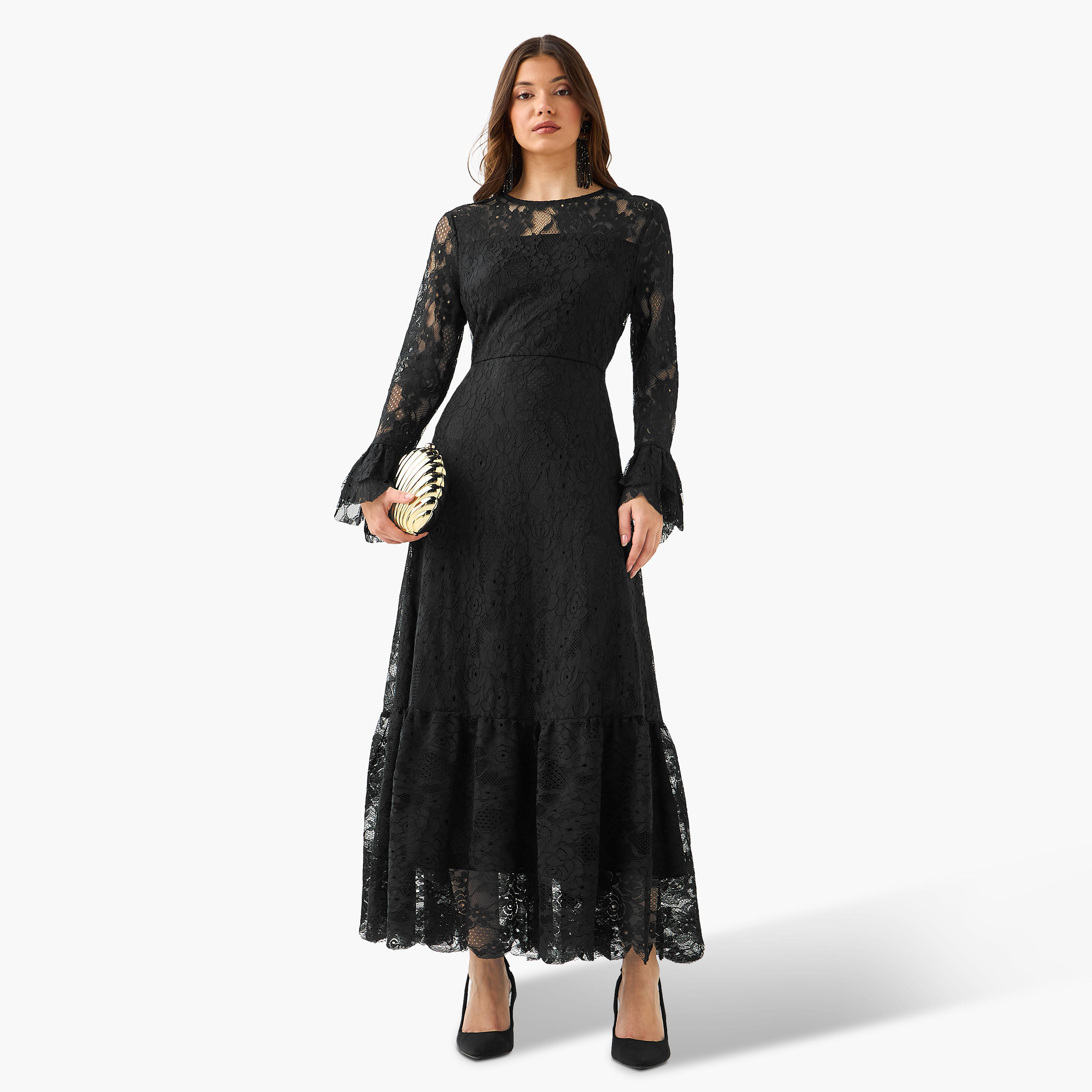 Lace Women Dress with Bell Sleeves-PROMO_SP_AE__6_RGCC_BUY2FOR199_040325-image-5