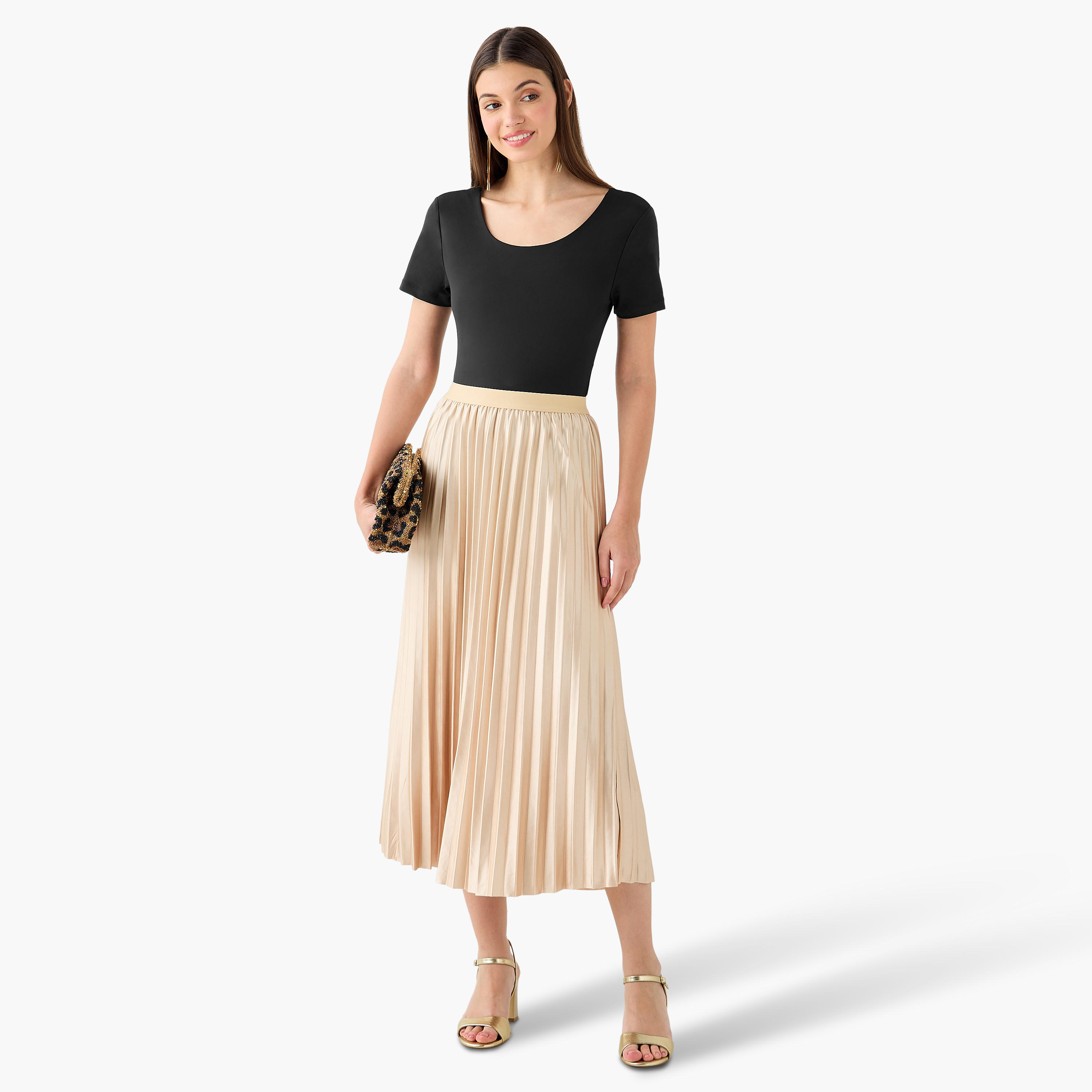 Pleated Midi Skirt-women-clothing-bottoms-skirts-image-5