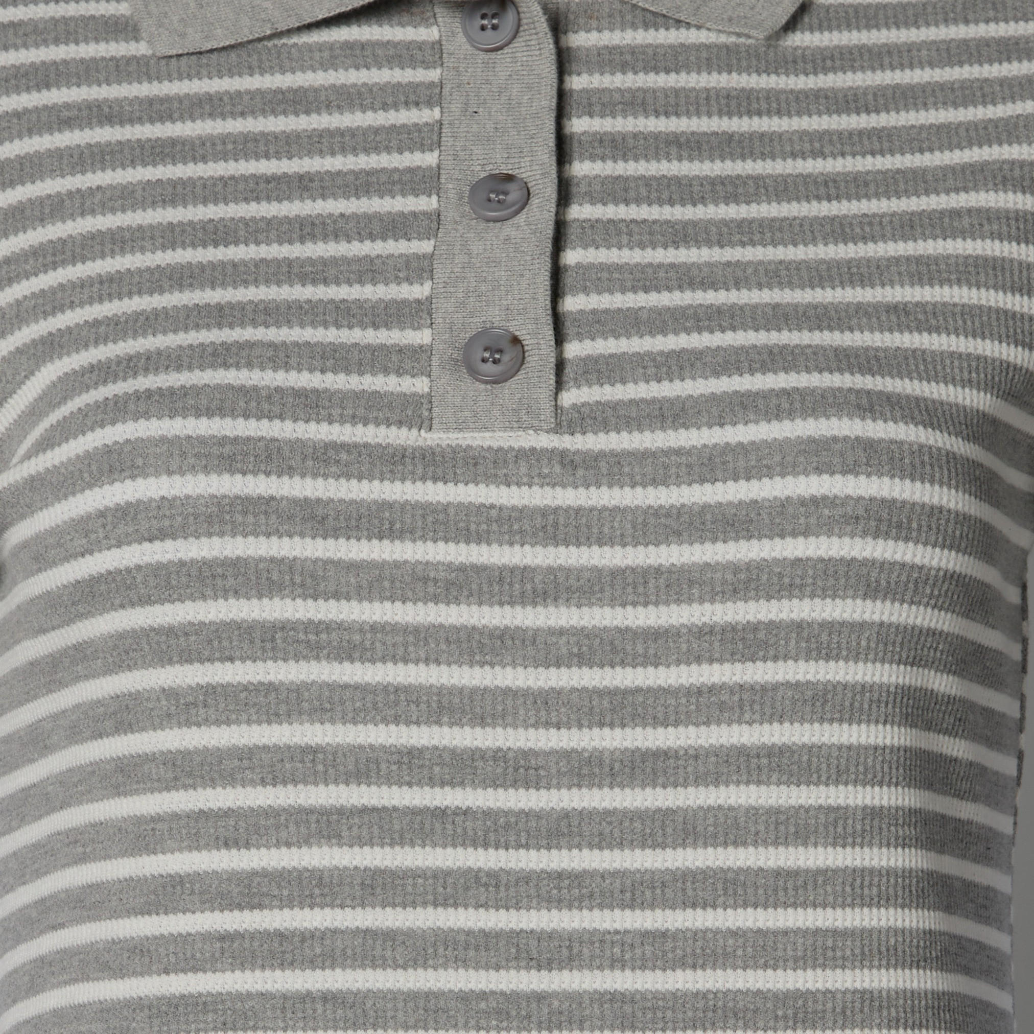 Striped T-shirt Dress with Contrast Collar-women-clothing-dresses-image-2