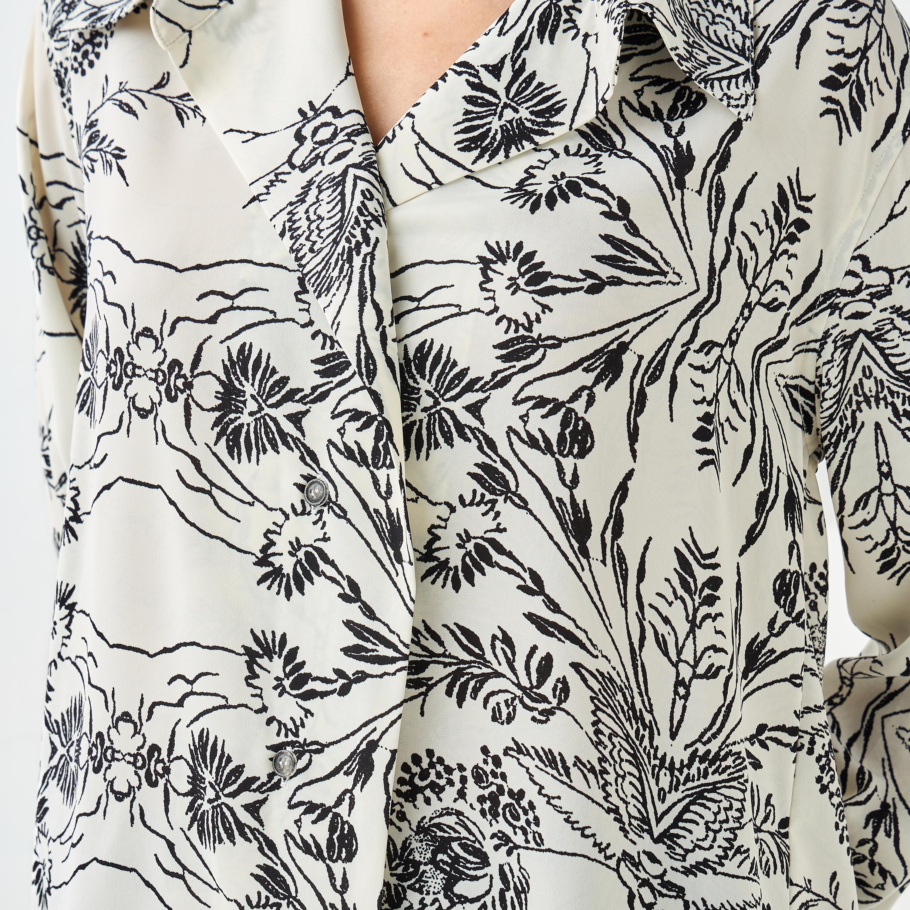 Shirt with Floral Print and High-Low Hem-women-clothing-shirtsandblouses-shirts-image-5