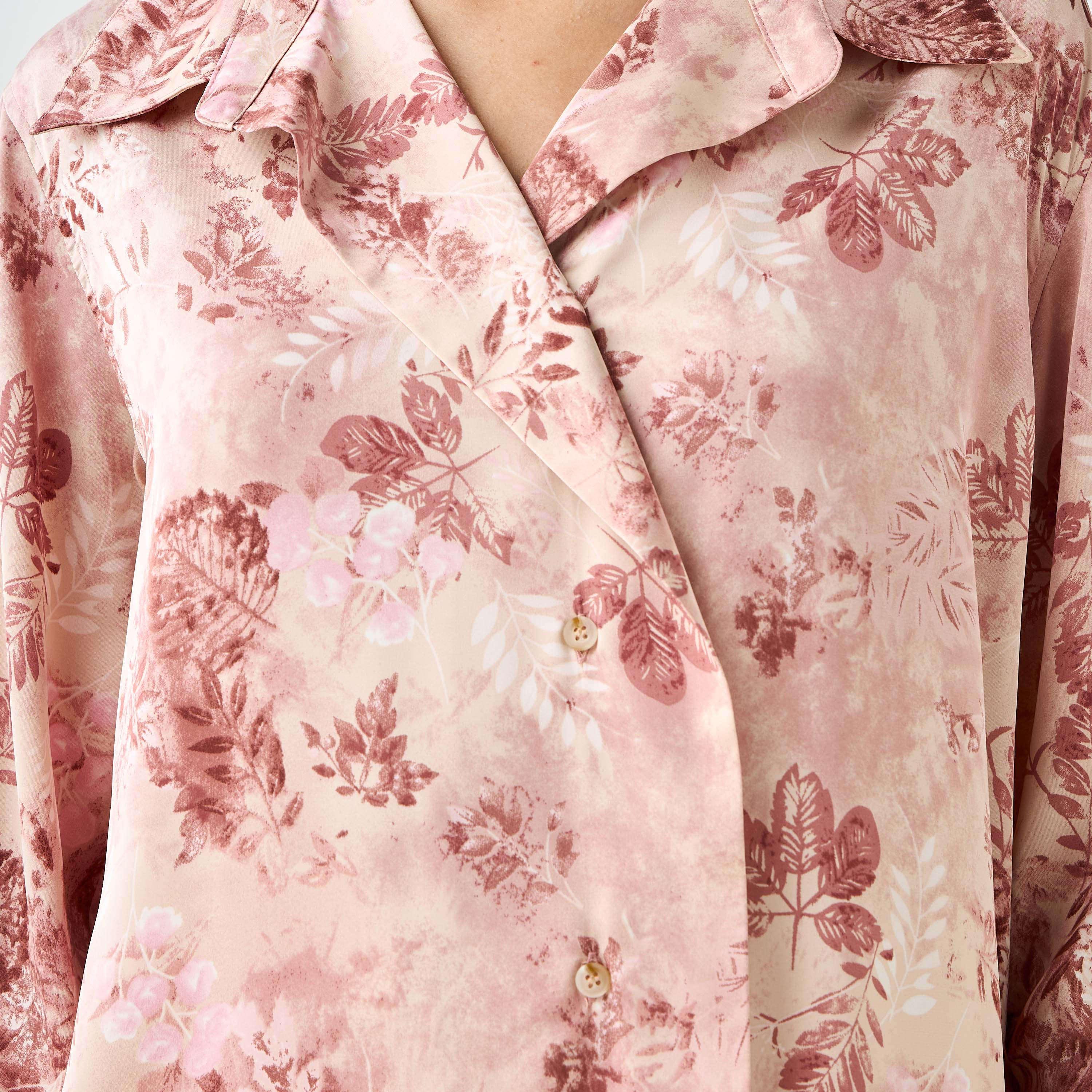Shirt with Floral Print and High-Low Hem-women-clothing-shirtsandblouses-shirts-image-6