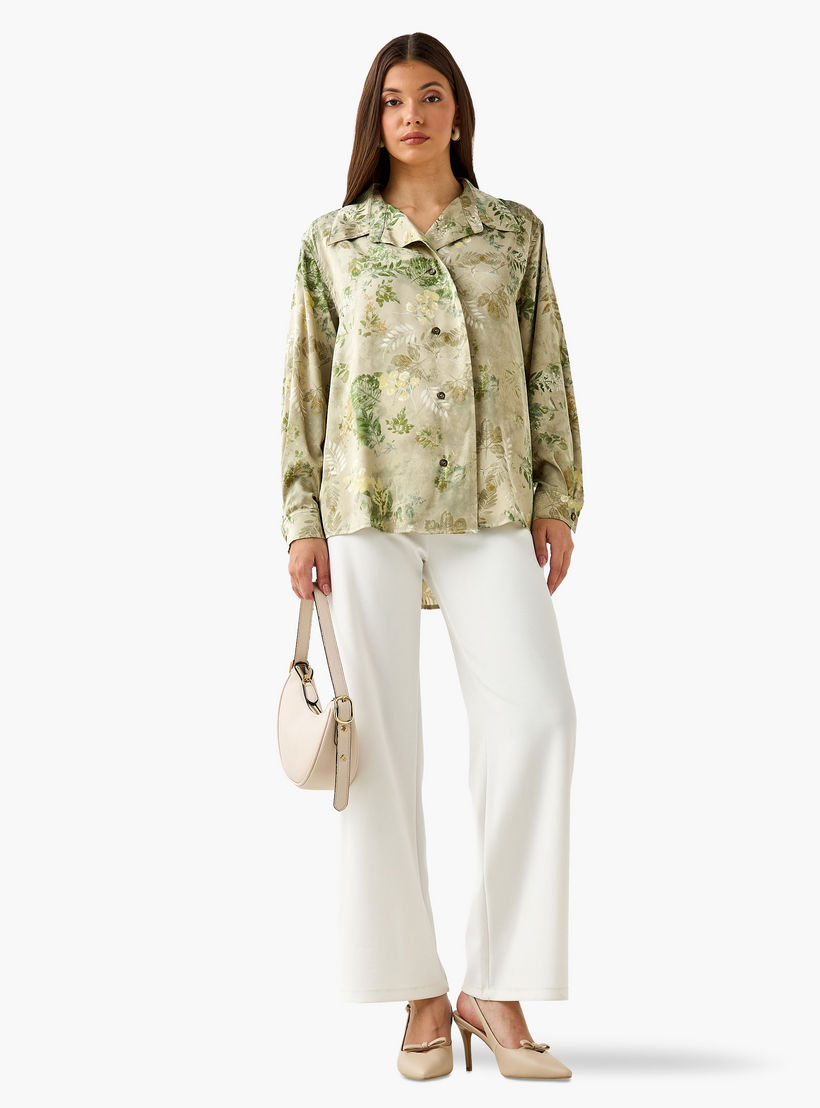قميص بطول غير متساوي وطبعات زهرية-women-clothing-shirtsandblouses-shirts-image-4