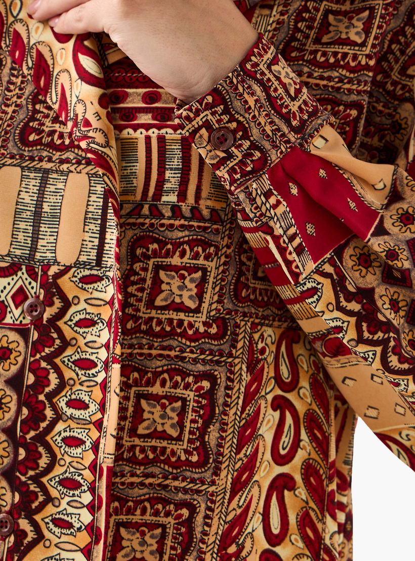 Shirt with Paisley Print and High-Low Hem-women-clothing-shirtsandblouses-shirts-image-5