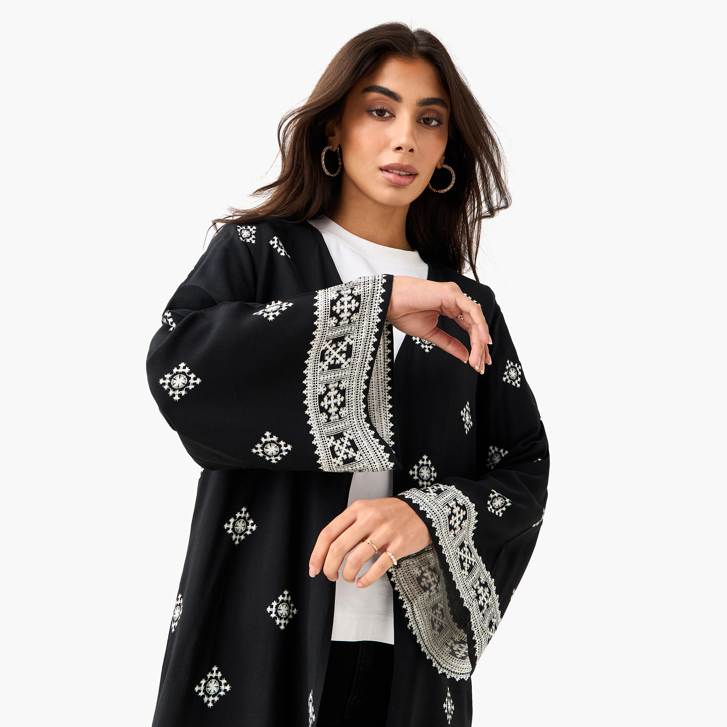 Viscose Embroidered Kimono Shrug-women-clothing-shirtsandblouses-blouses-image-6