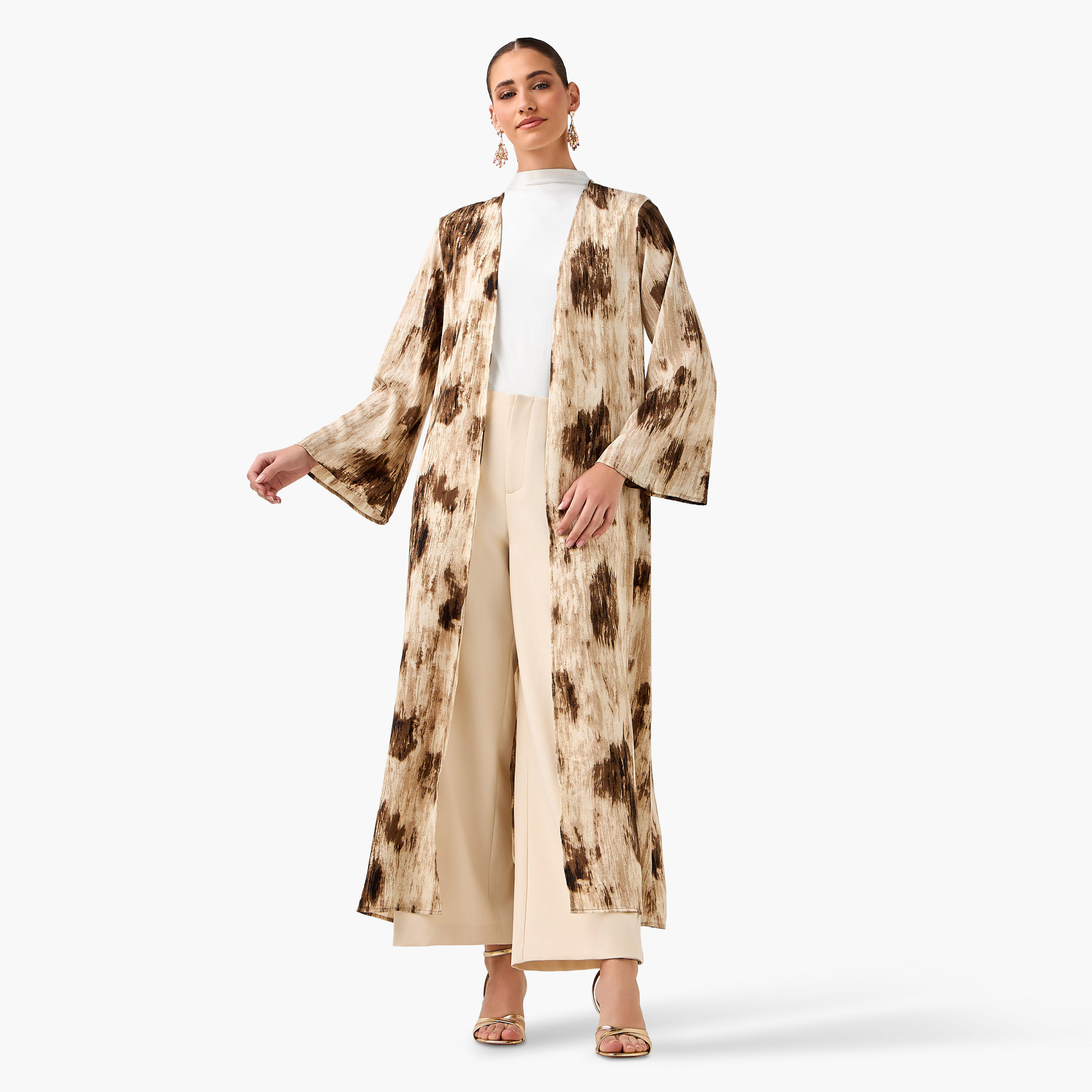 سترة عباية كيمونو بقصّة عادية وطبعات-women-arabicclothing-abayas-image-4