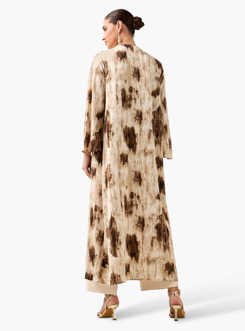 سترة عباية كيمونو بقصّة عادية وطبعات-women-arabicclothing-abayas-image-5