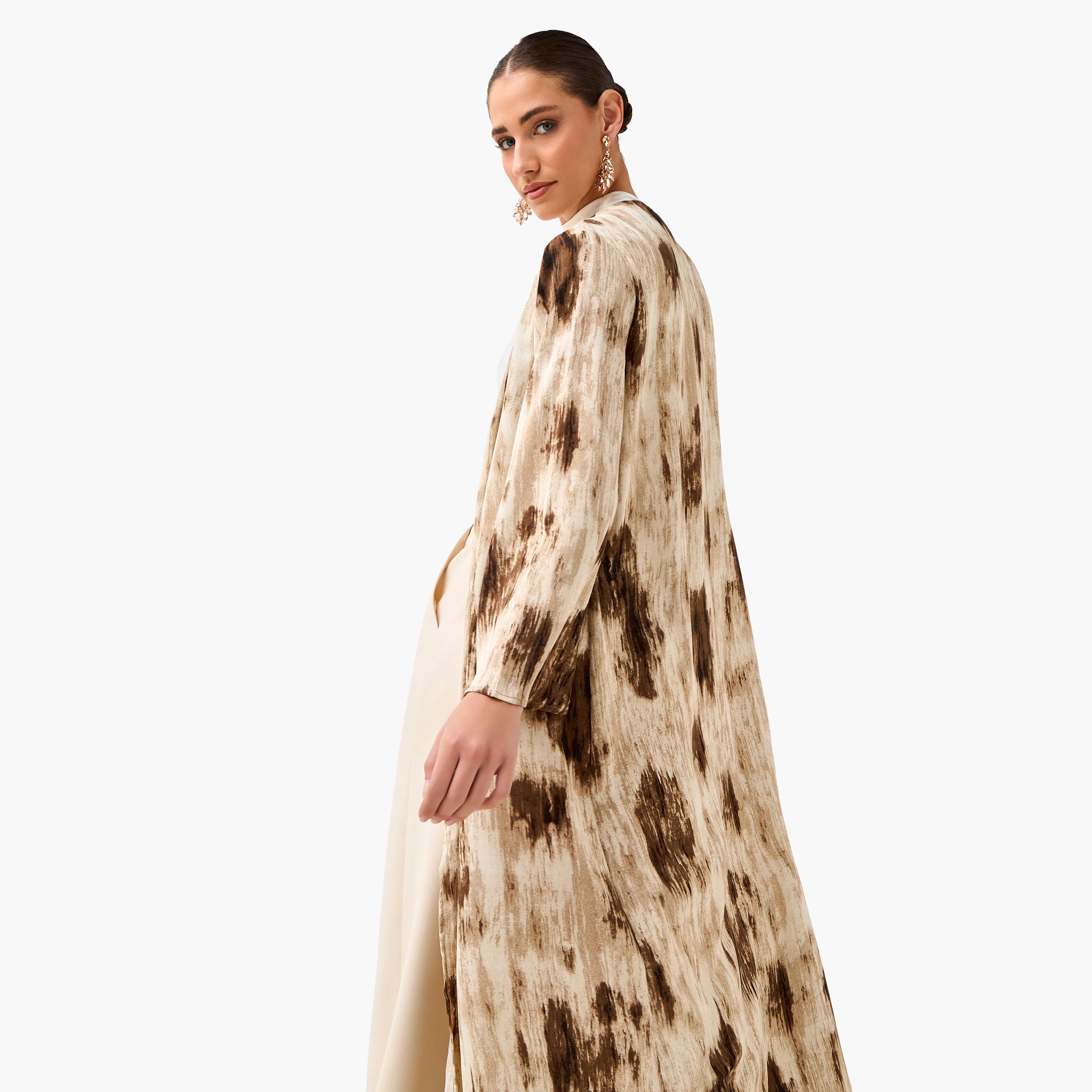سترة عباية كيمونو بقصّة عادية وطبعات-women-arabicclothing-abayas-image-7