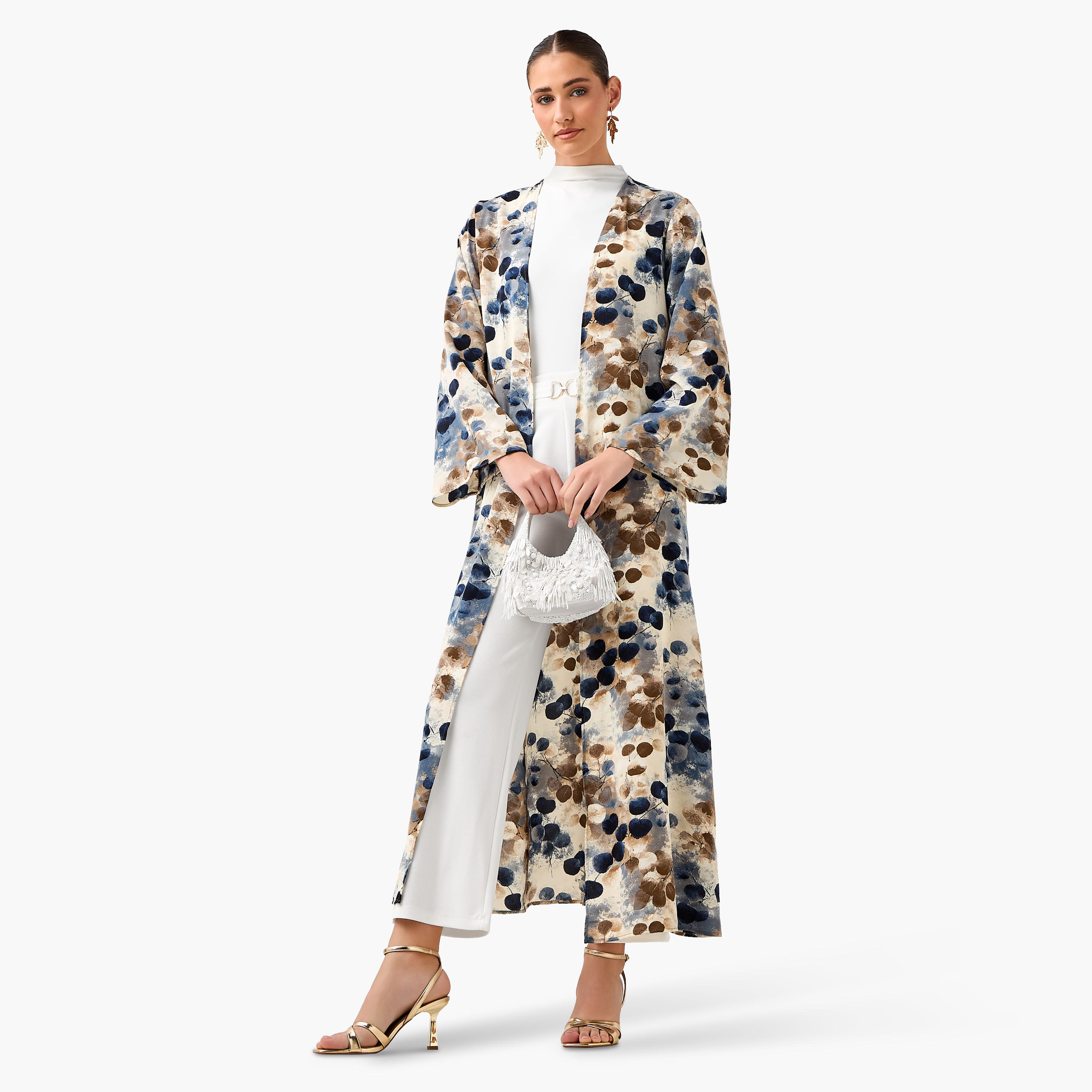 سترة عباية كيمونو بقصّة عادية وطبعات-women-arabicclothing-abayas-image-4