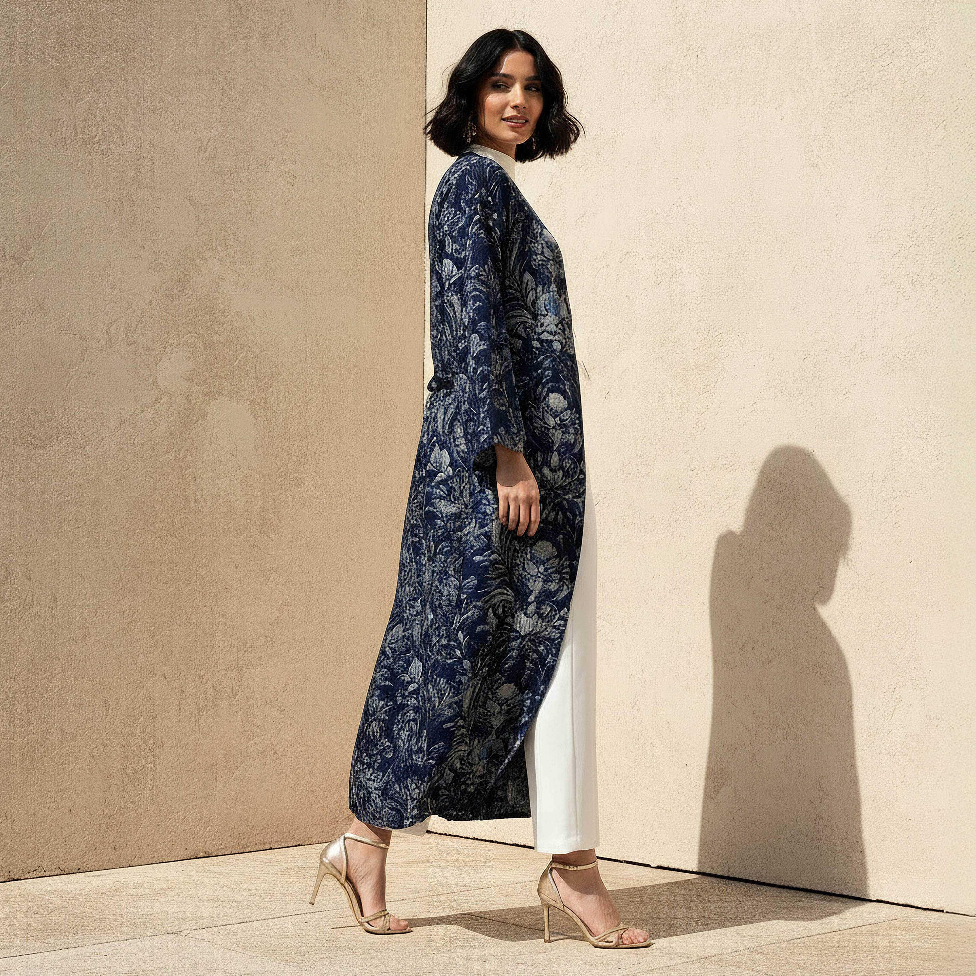 سترة عباية كيمونو بقصّة عادية وطبعات-women-arabicclothing-abayas-image-2