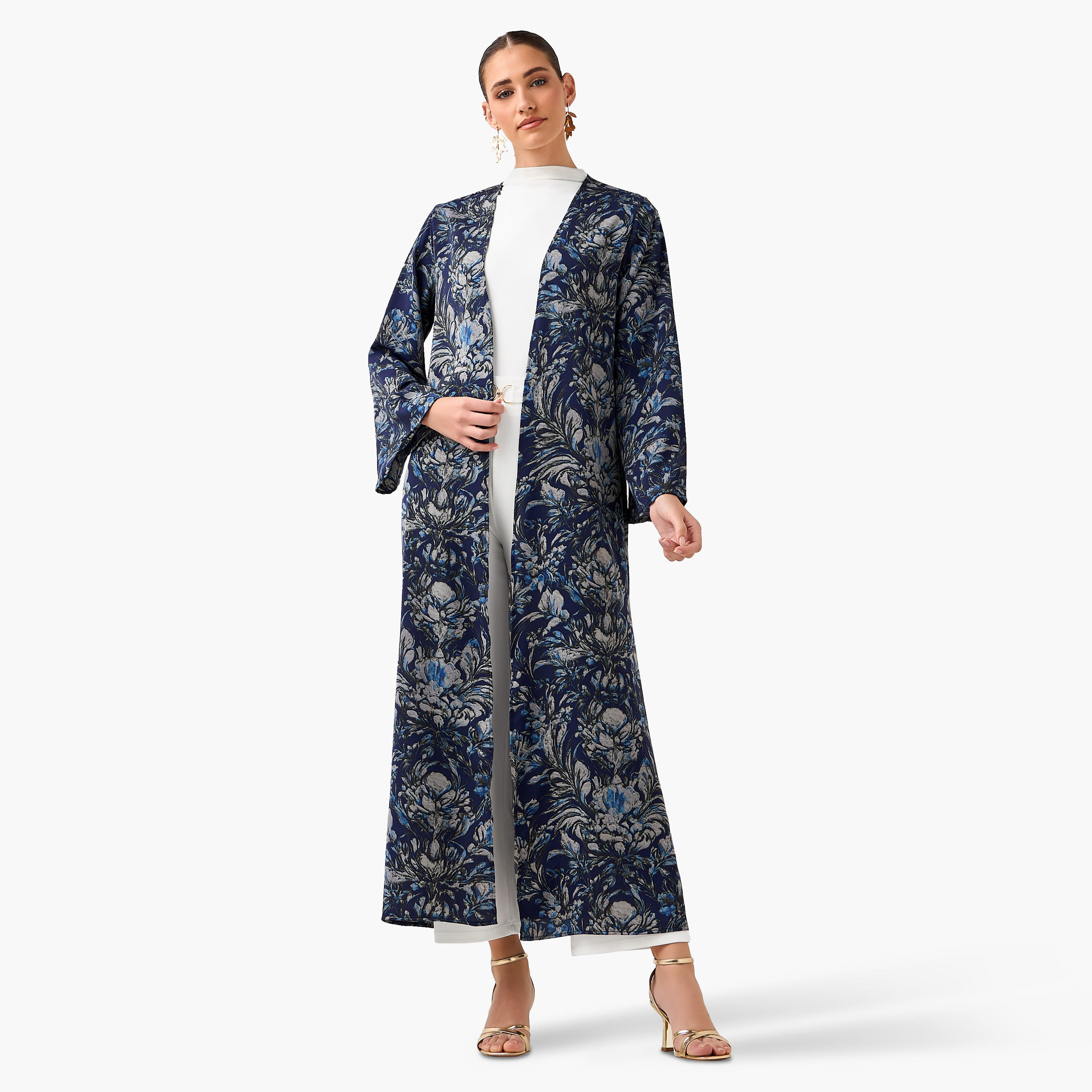 سترة عباية كيمونو بقصّة عادية وطبعات-women-arabicclothing-abayas-image-4