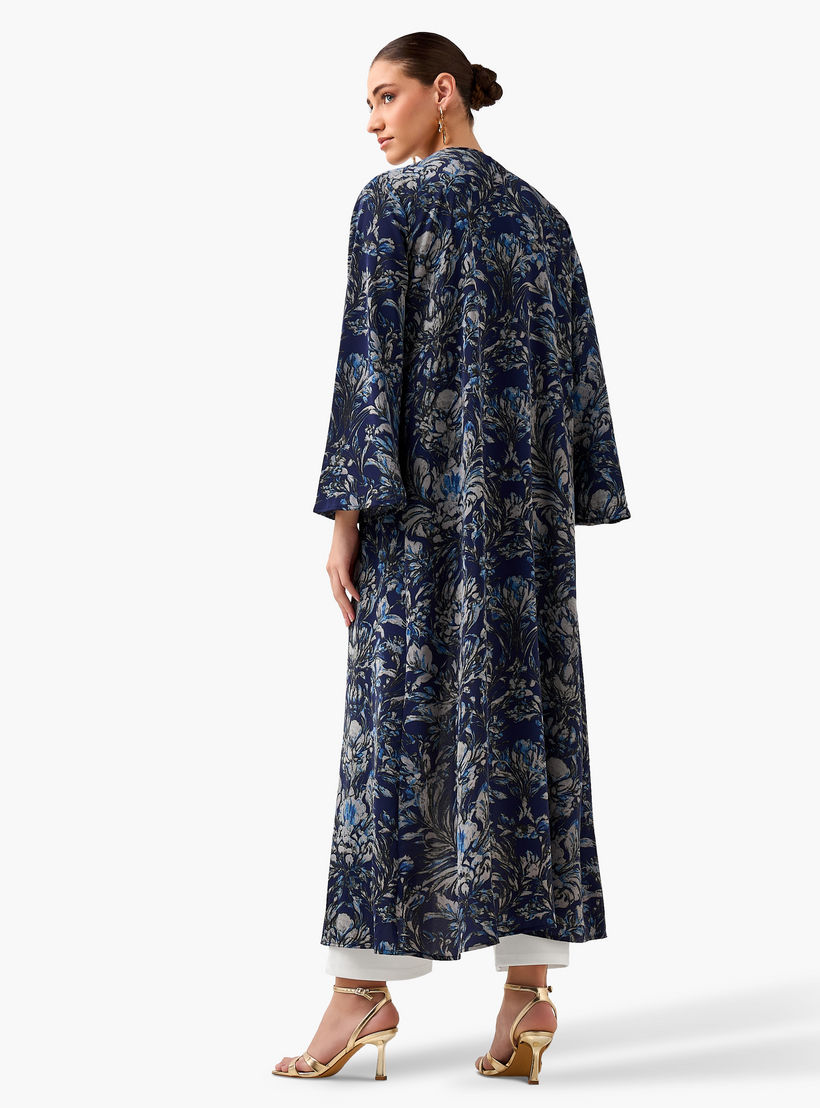 سترة عباية كيمونو بقصّة عادية وطبعات-women-arabicclothing-abayas-image-5