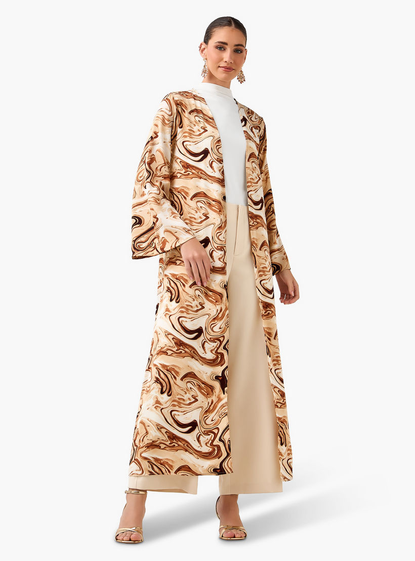 سترة عباية كيمونو بقصّة عادية وطبعات-women-arabicclothing-abayas-image-3