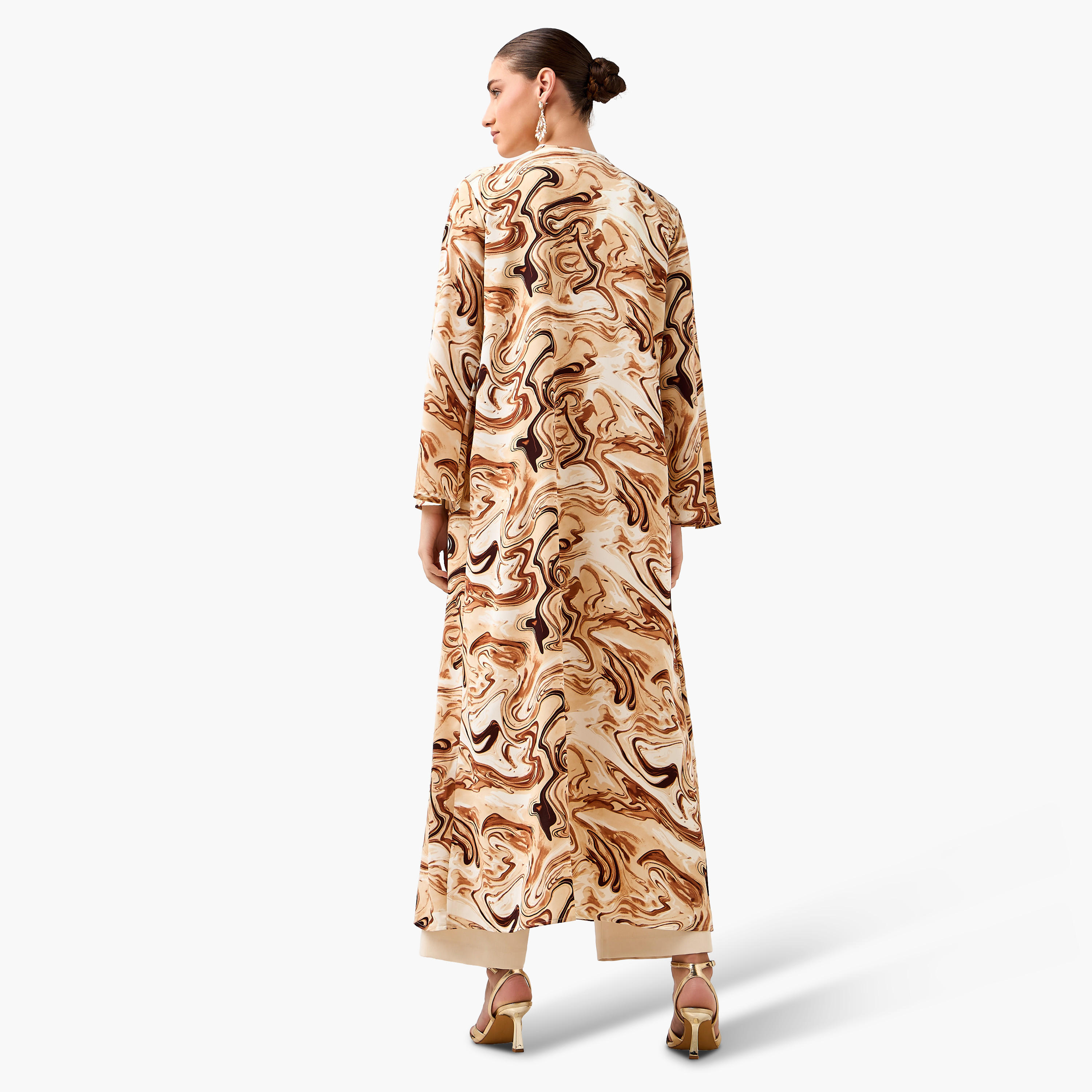 سترة عباية كيمونو بقصّة عادية وطبعات-women-arabicclothing-abayas-image-6