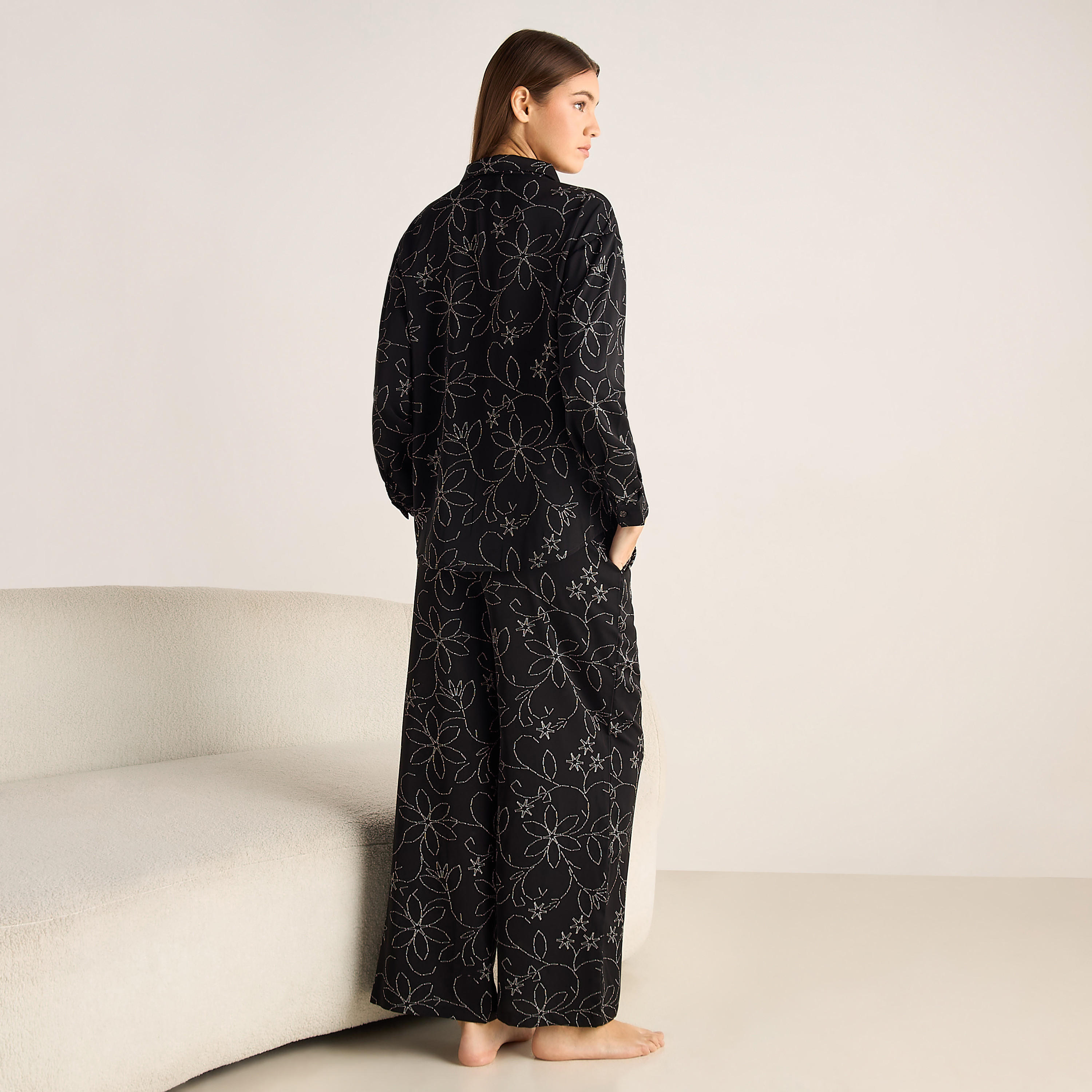 طقم بيجاما قميص وبنطلون-women-clothing-coordsets-image-5