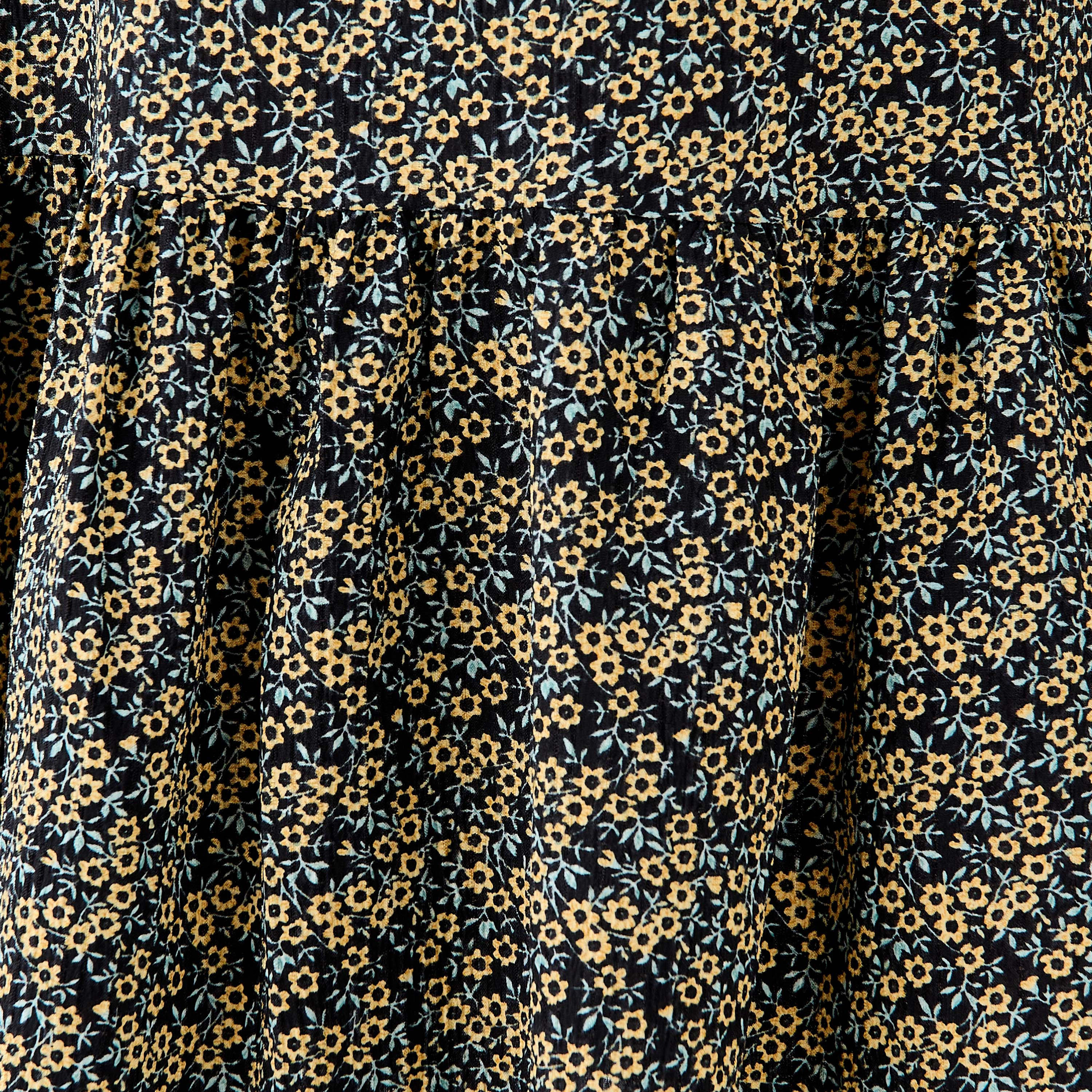 Floral Print Midi Dress with Square Neck-women-clothing-dresses-image-5