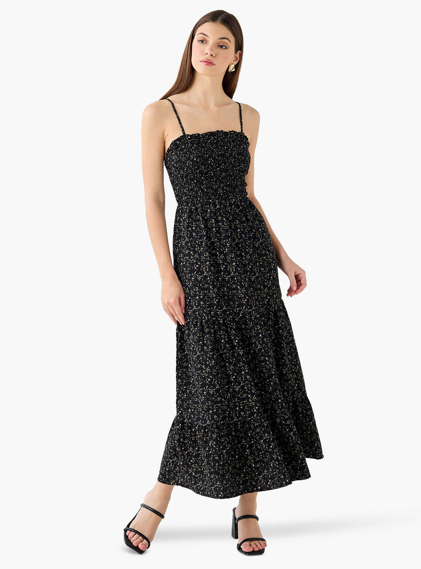 فستان متعدد التصاميم بطبعات زهرية-women-clothing-dresses-image-2