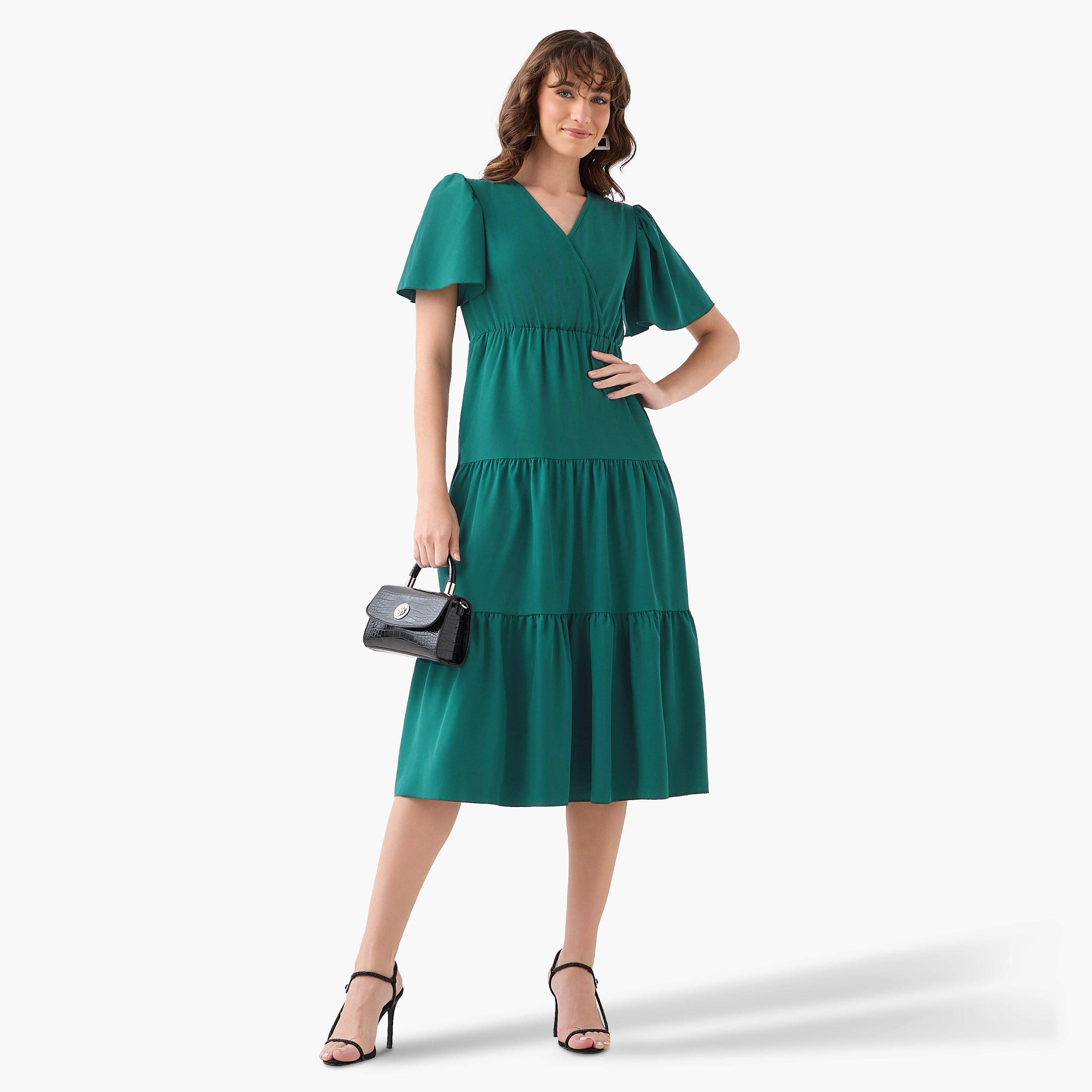 Tiered Midi Wrap Dress with V-neck-PROMO_SP_AE_2FOR169_110625-image-3