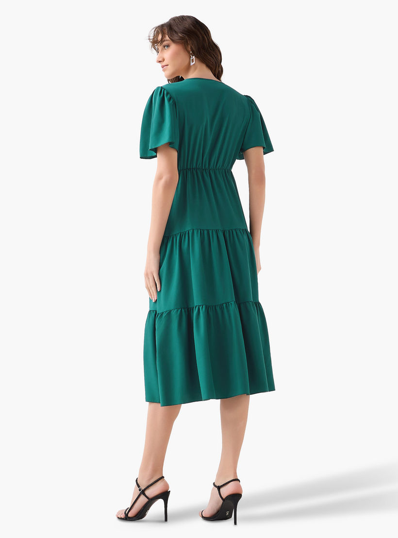 Tiered Midi Wrap Dress with V-neck-PROMO_SP_AE_2FOR169_110625-image-4
