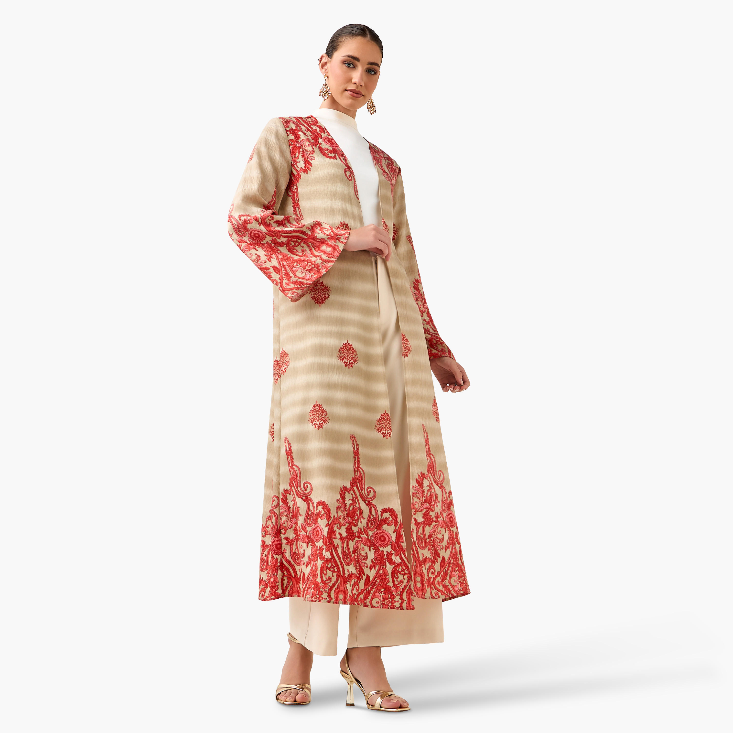 Regular Fit Viscose Kimono Abaya Shrug-women-arabicclothing-abayas-image-3