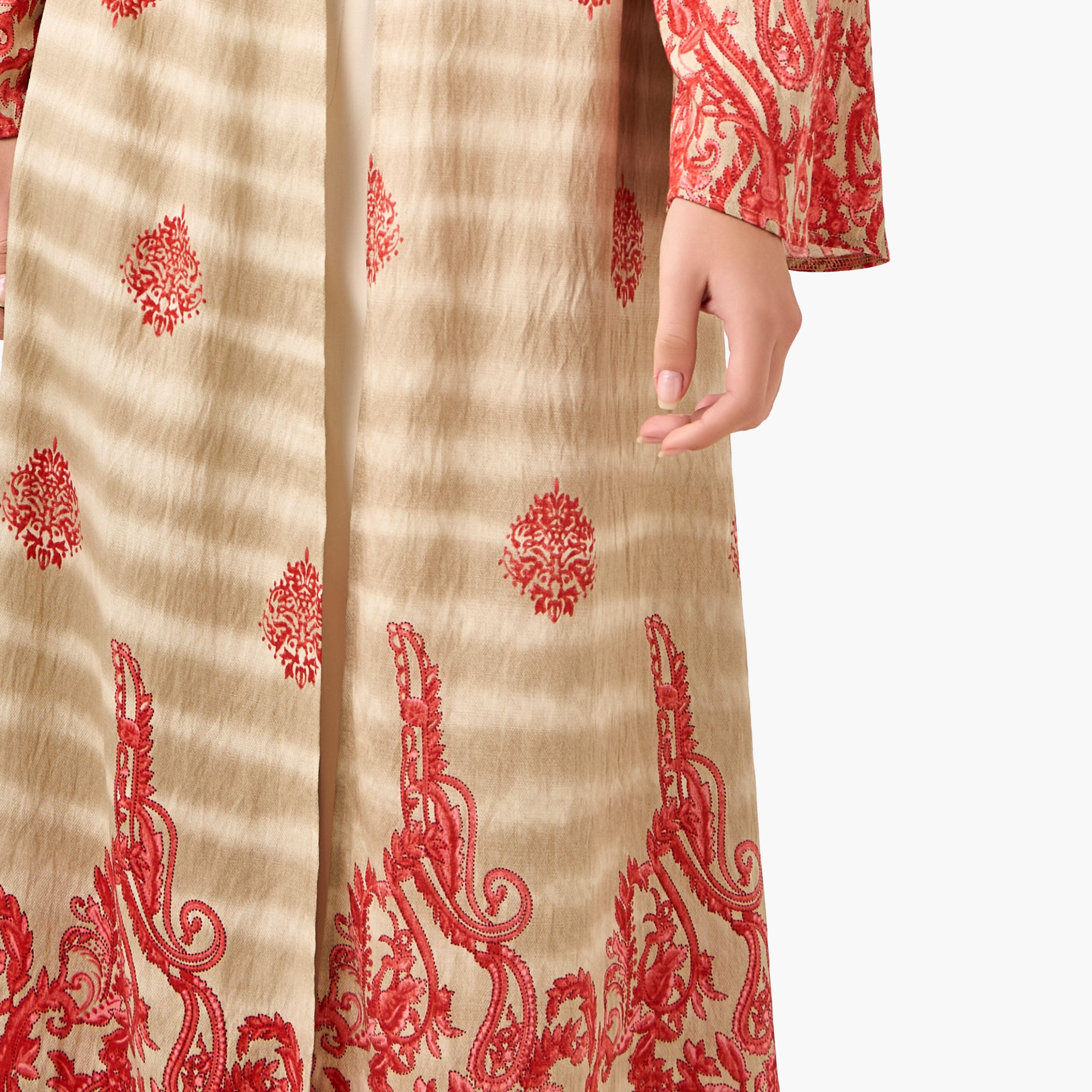 Regular Fit Viscose Kimono Abaya Shrug-women-arabicclothing-abayas-image-5