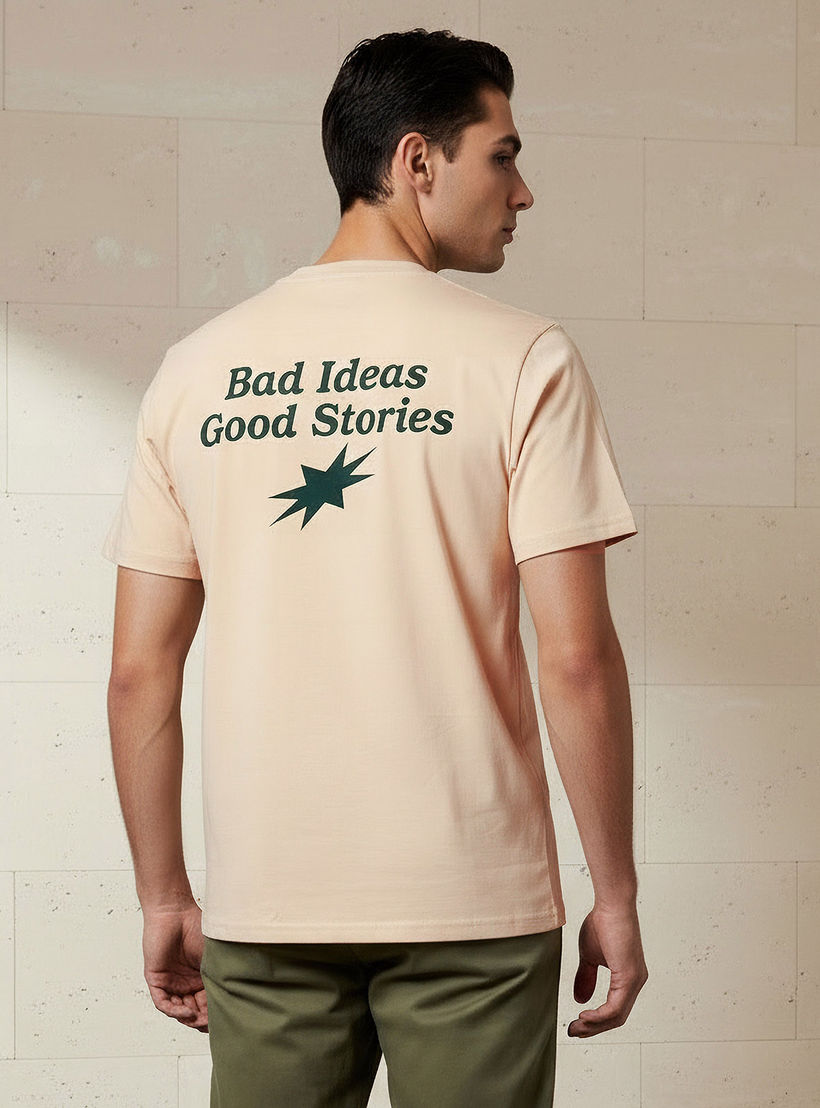 تيشيرت بقصة عادية وياقة ضيقة وأكمام قصيرة وطبعات للرجال-men-clothing-tshirtsandpolos-tshirts-image-3